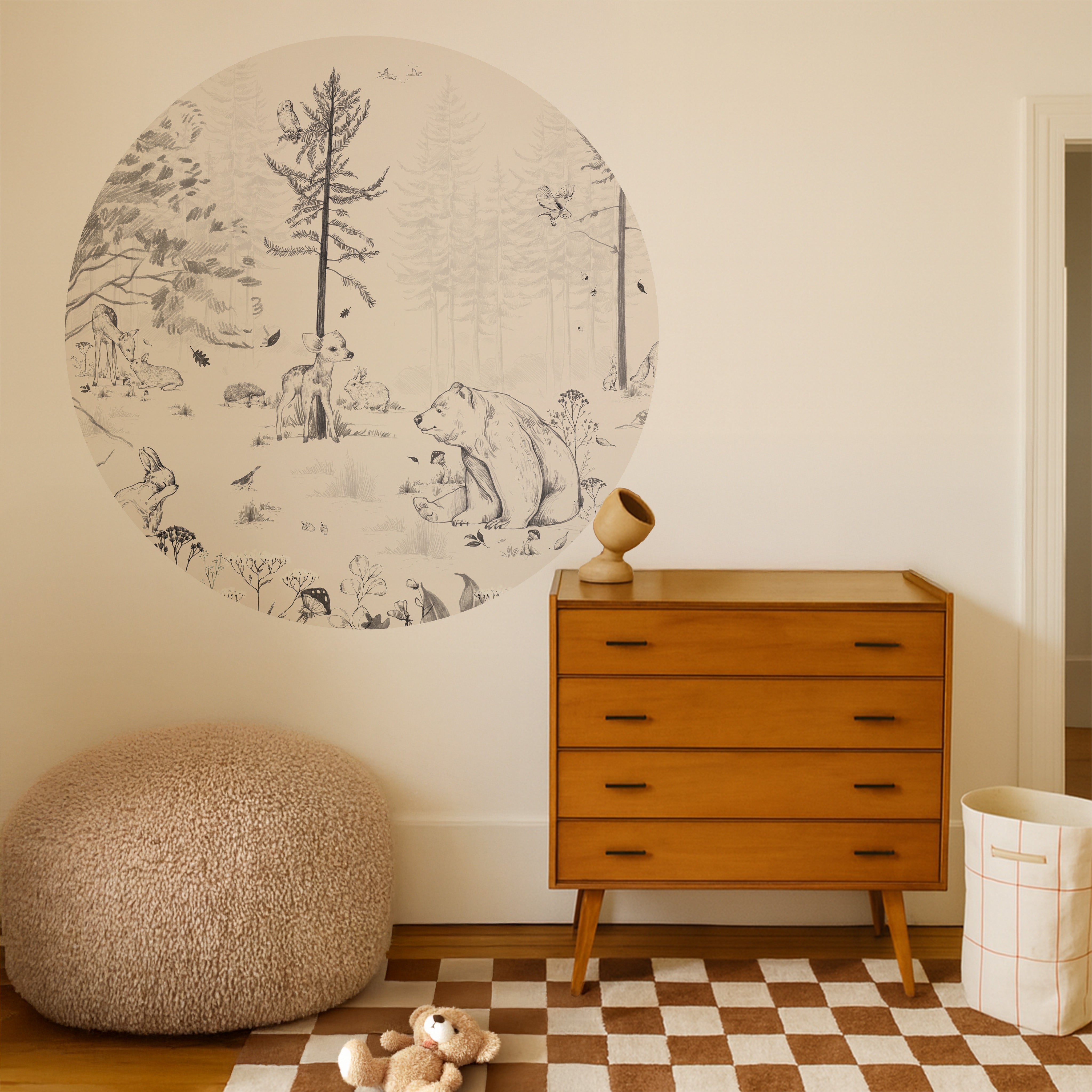 Behangcirkel - Into the Forest