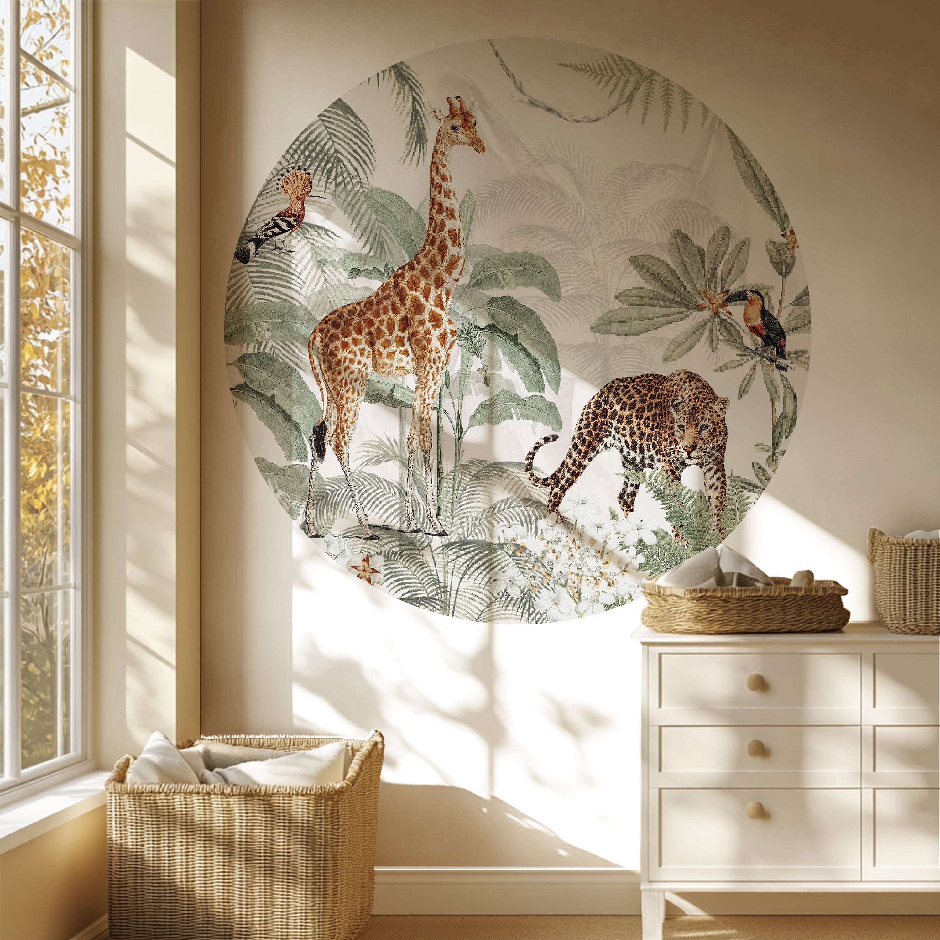 Behangcirkel - Tropical Jungle