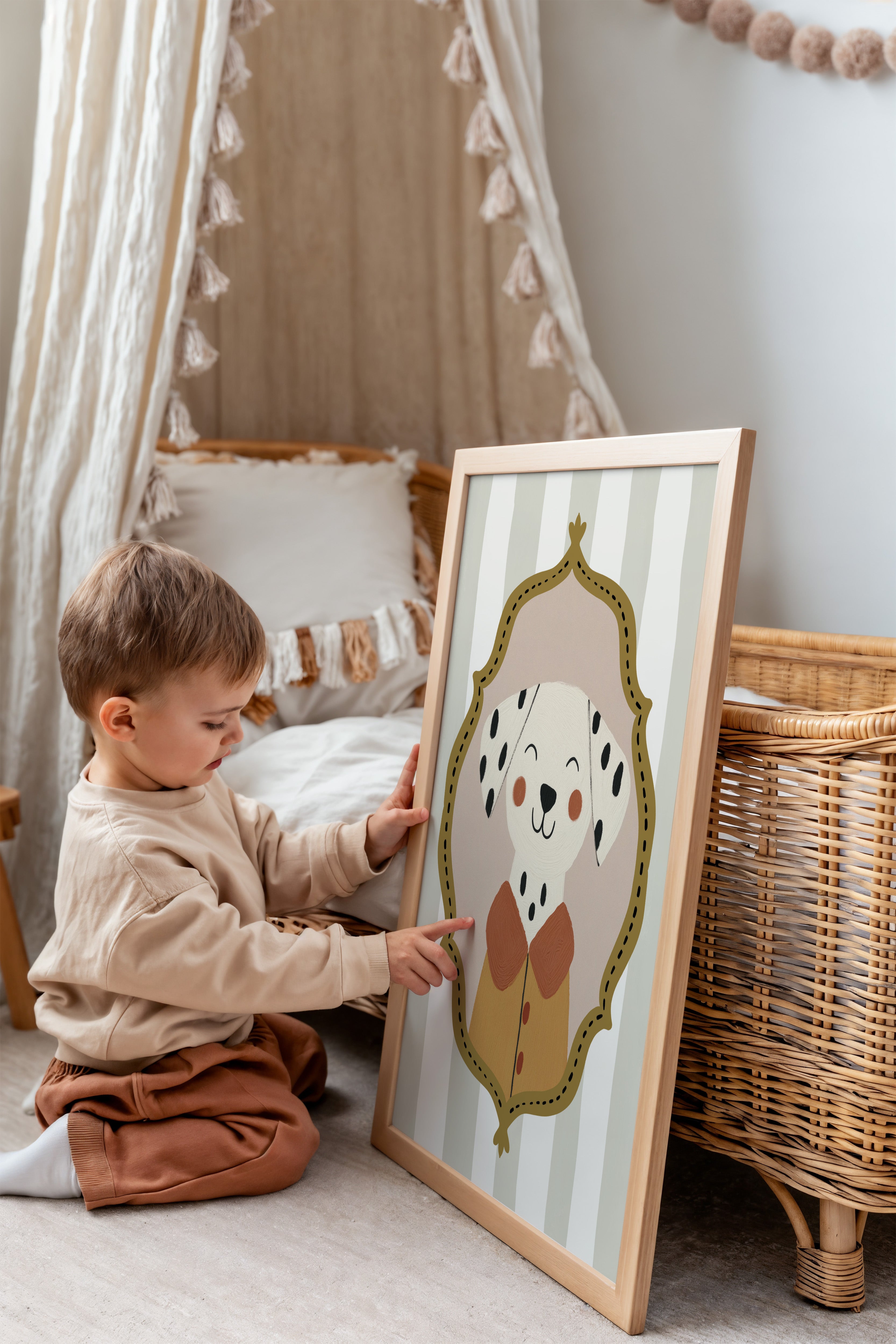 Children's room print - Donny Dalmatian