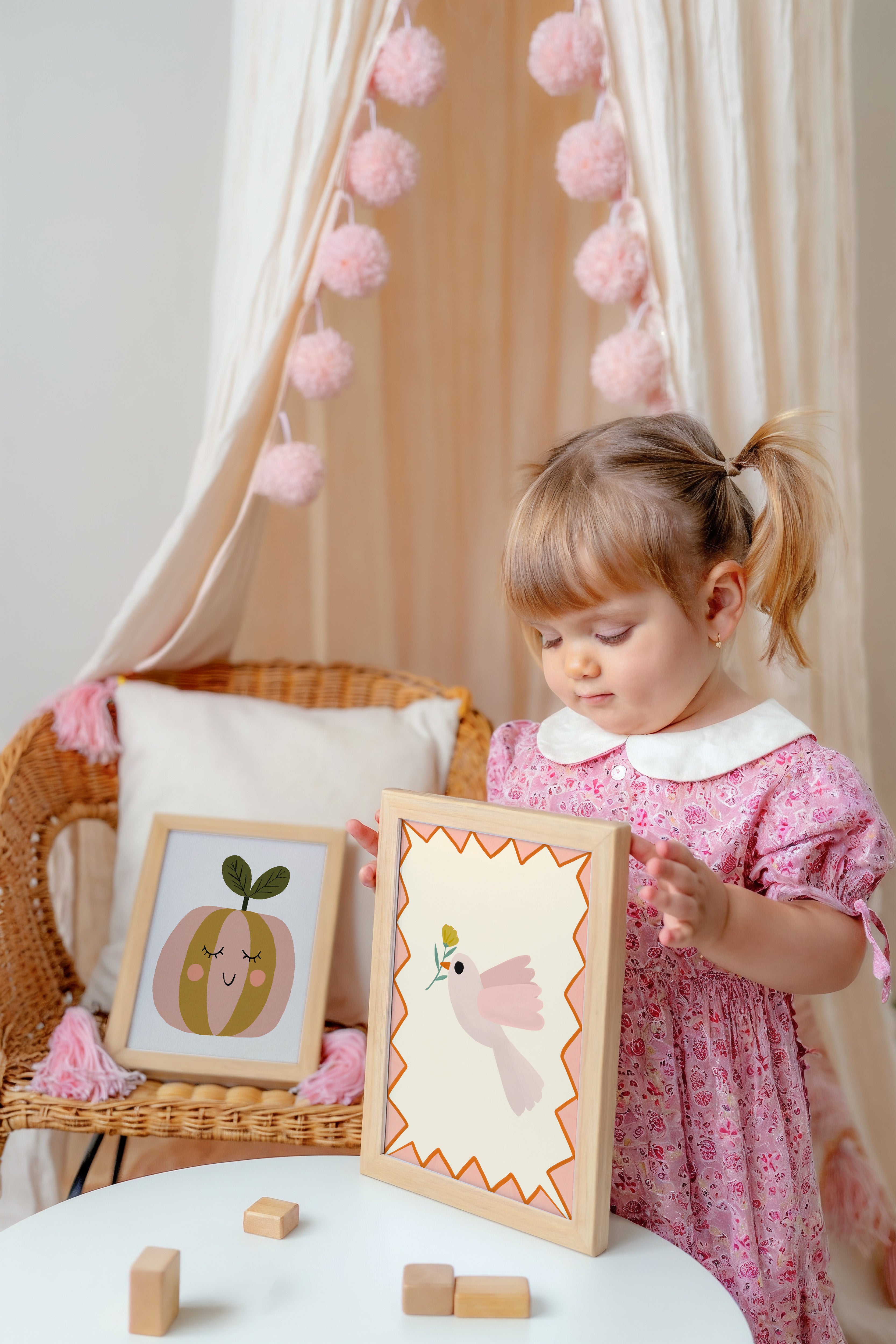 Kinderkamer print - Pompoen