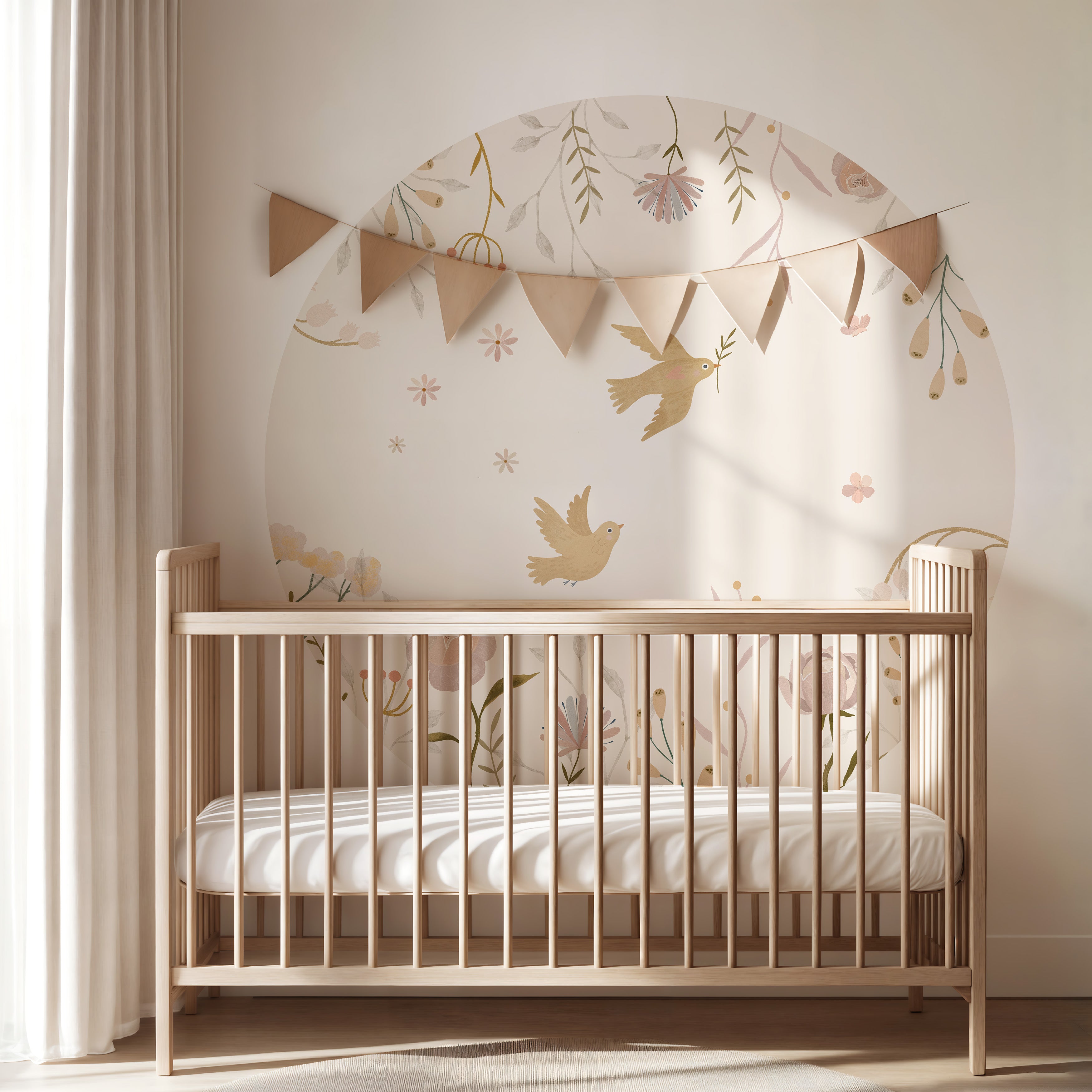 Behangcirkel - Garden Lullaby