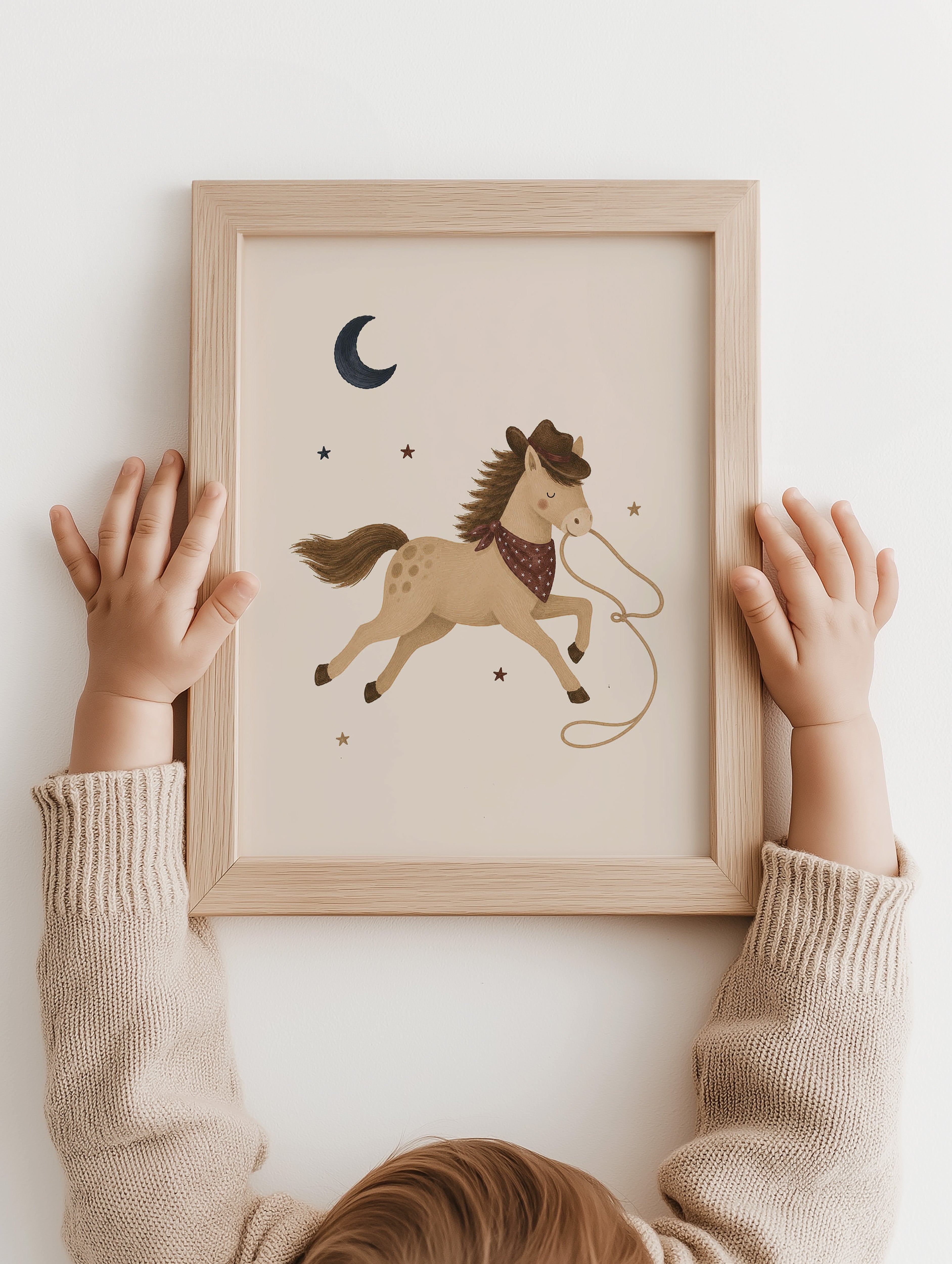 Children's room poster - Cool dog in sneakers
