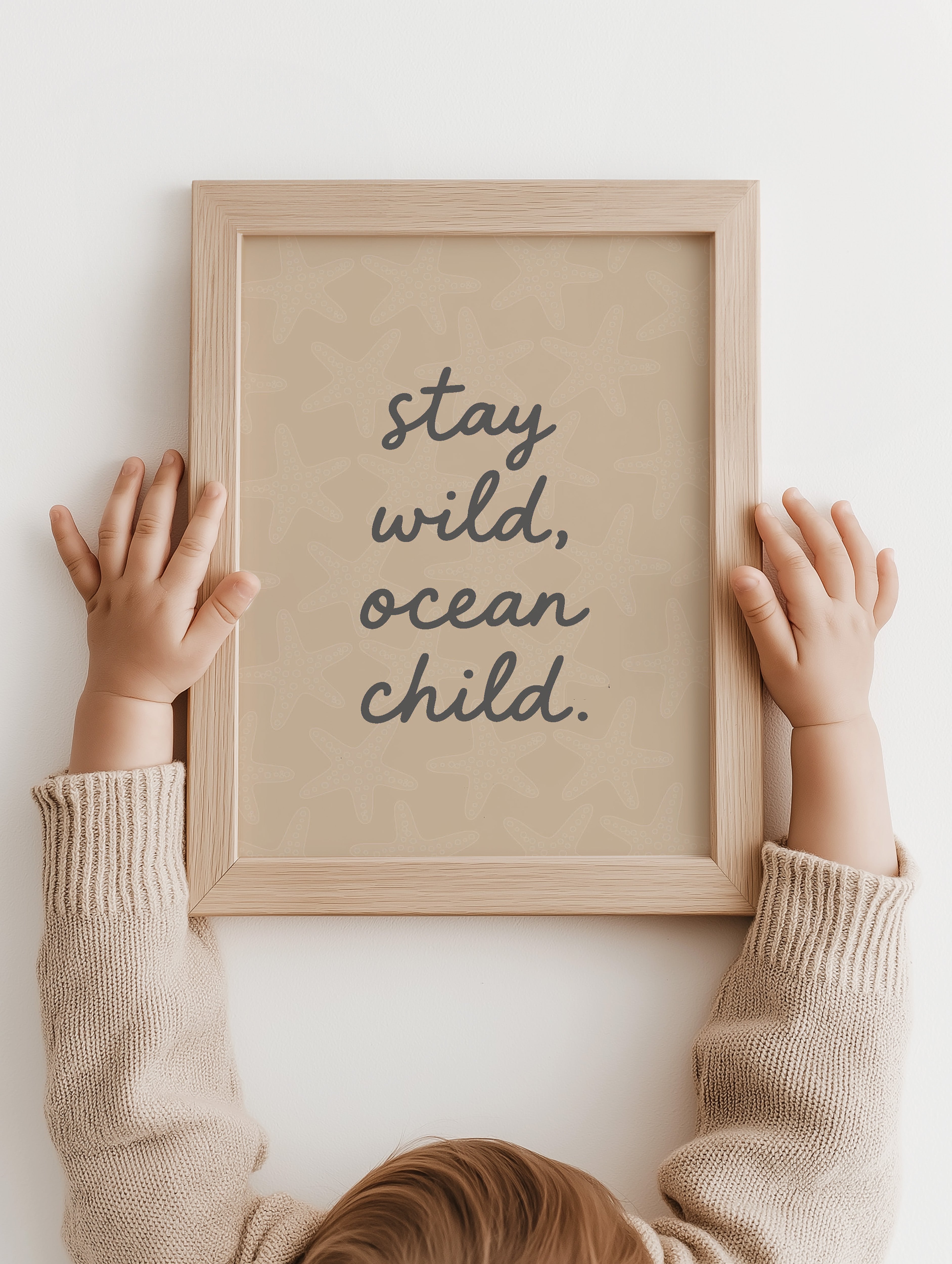 Kinderkamer poster - Stay Wild Ocean Child