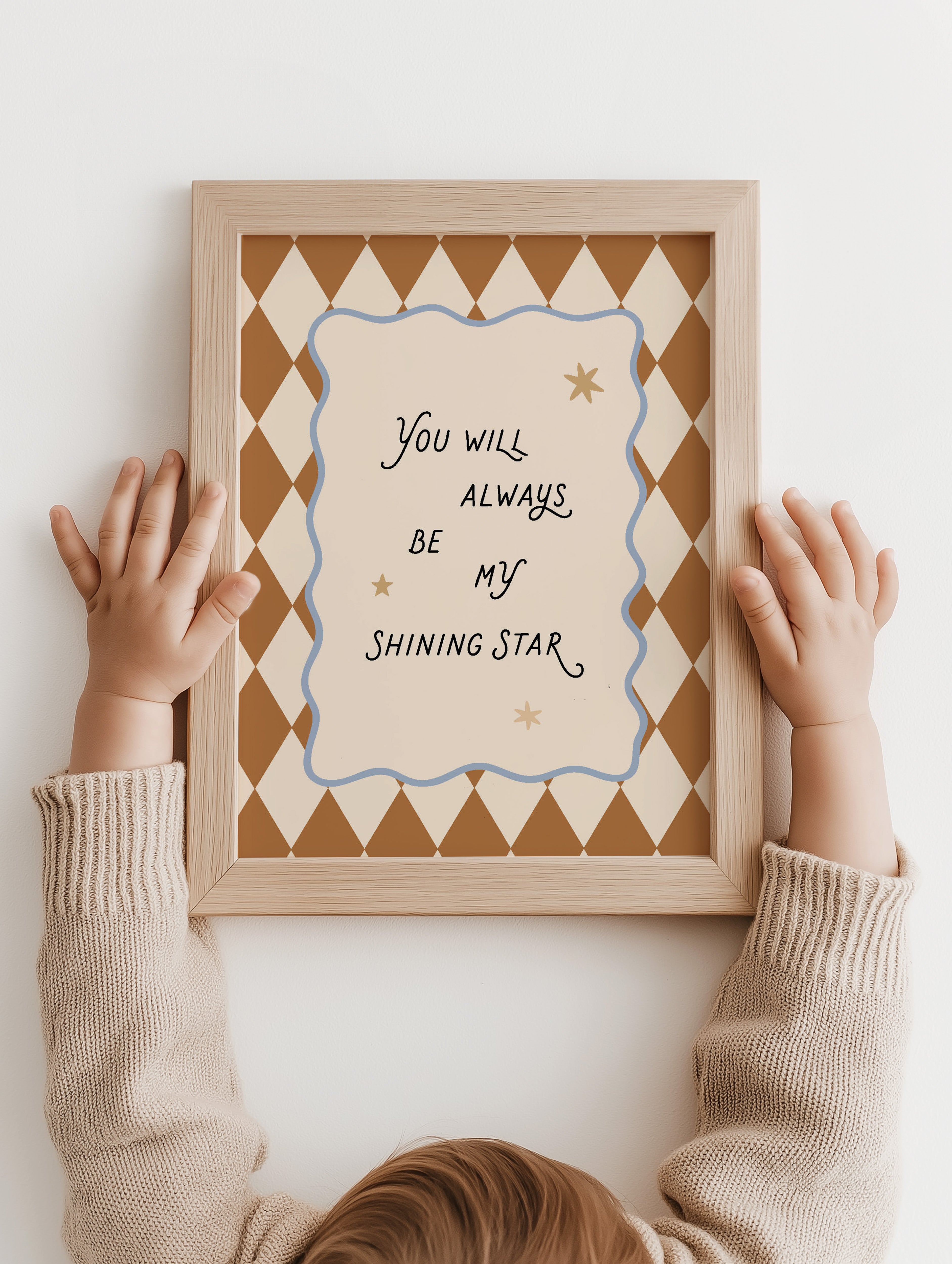 Kinderkamer poster - You Will Always Be My Shining Star