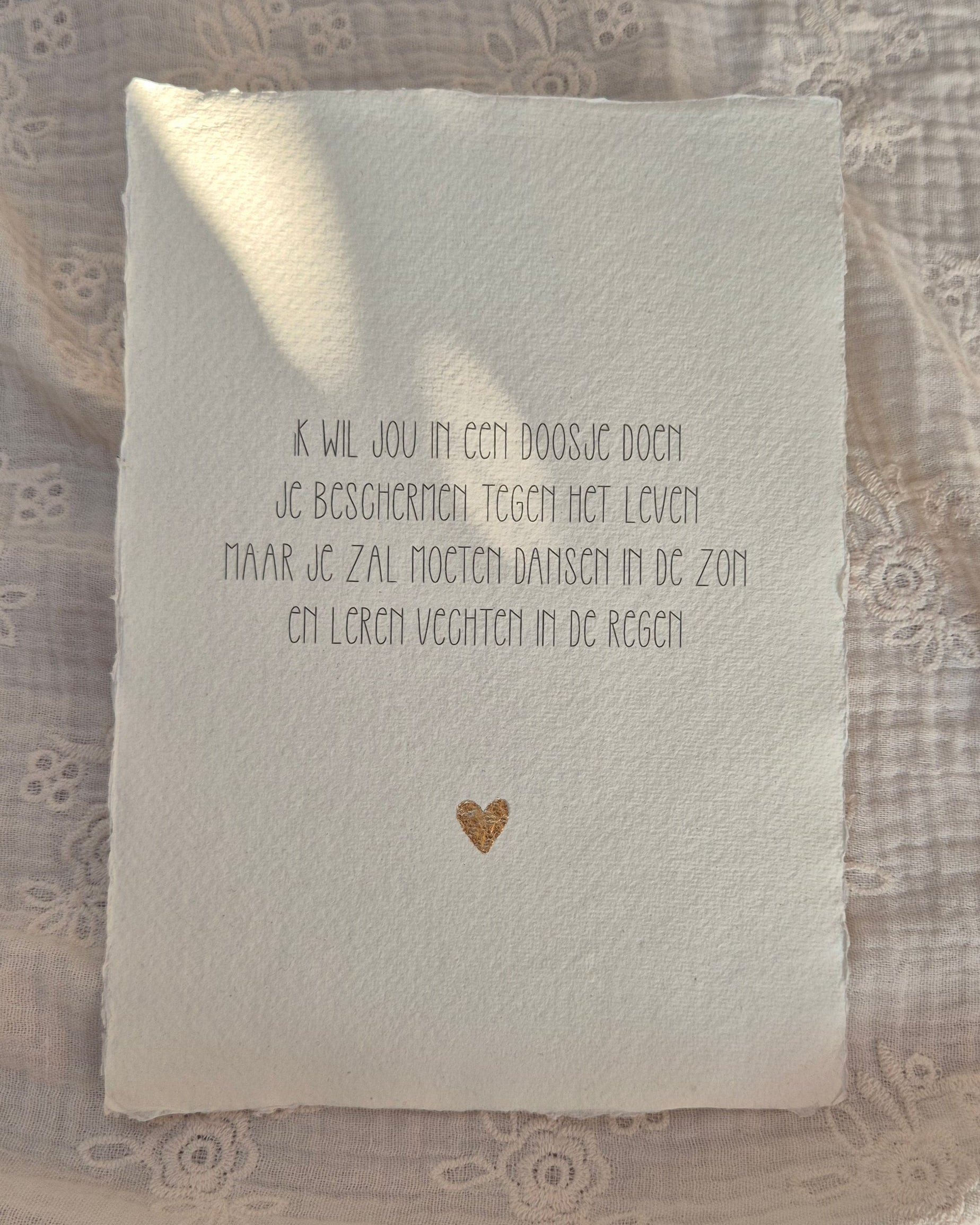 Gedichtje - In een doosje doen