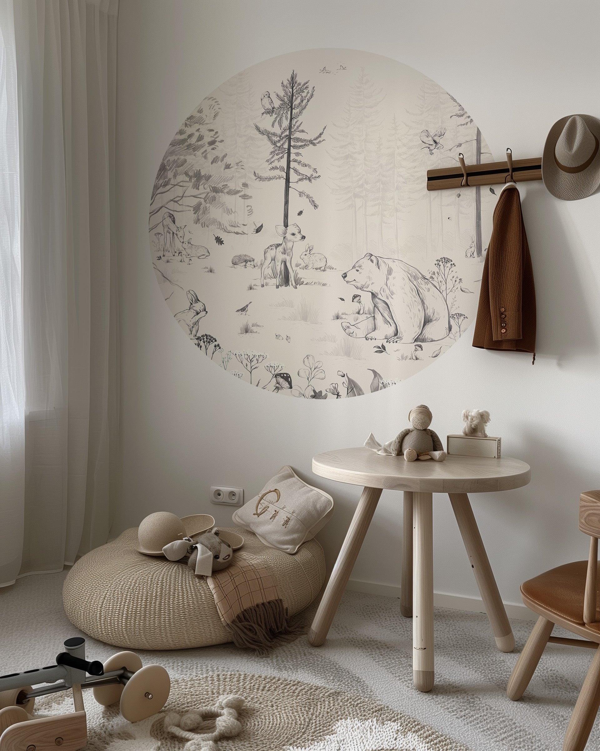 Behangcirkel - Into the Forest