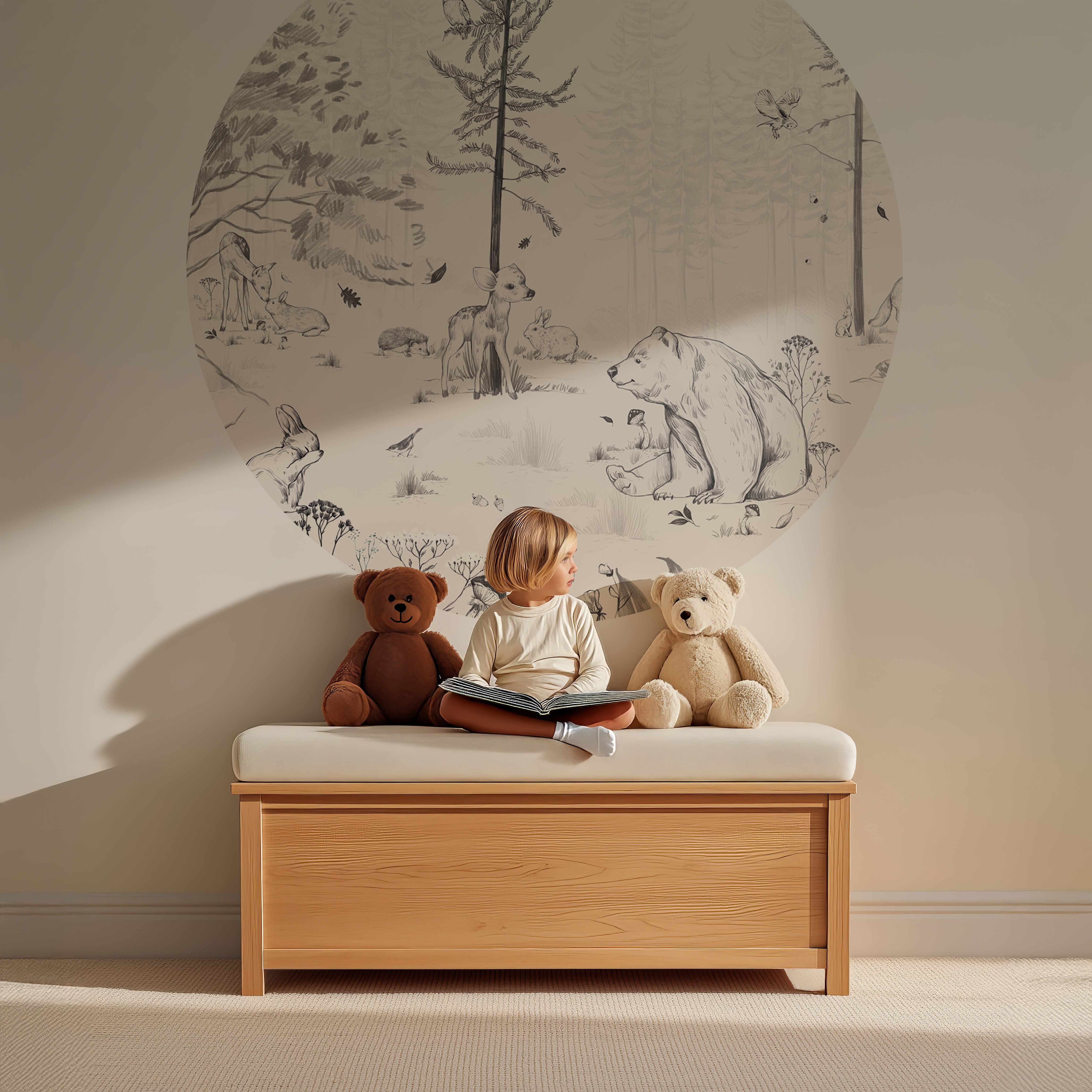 Behangcirkel - Into the Forest