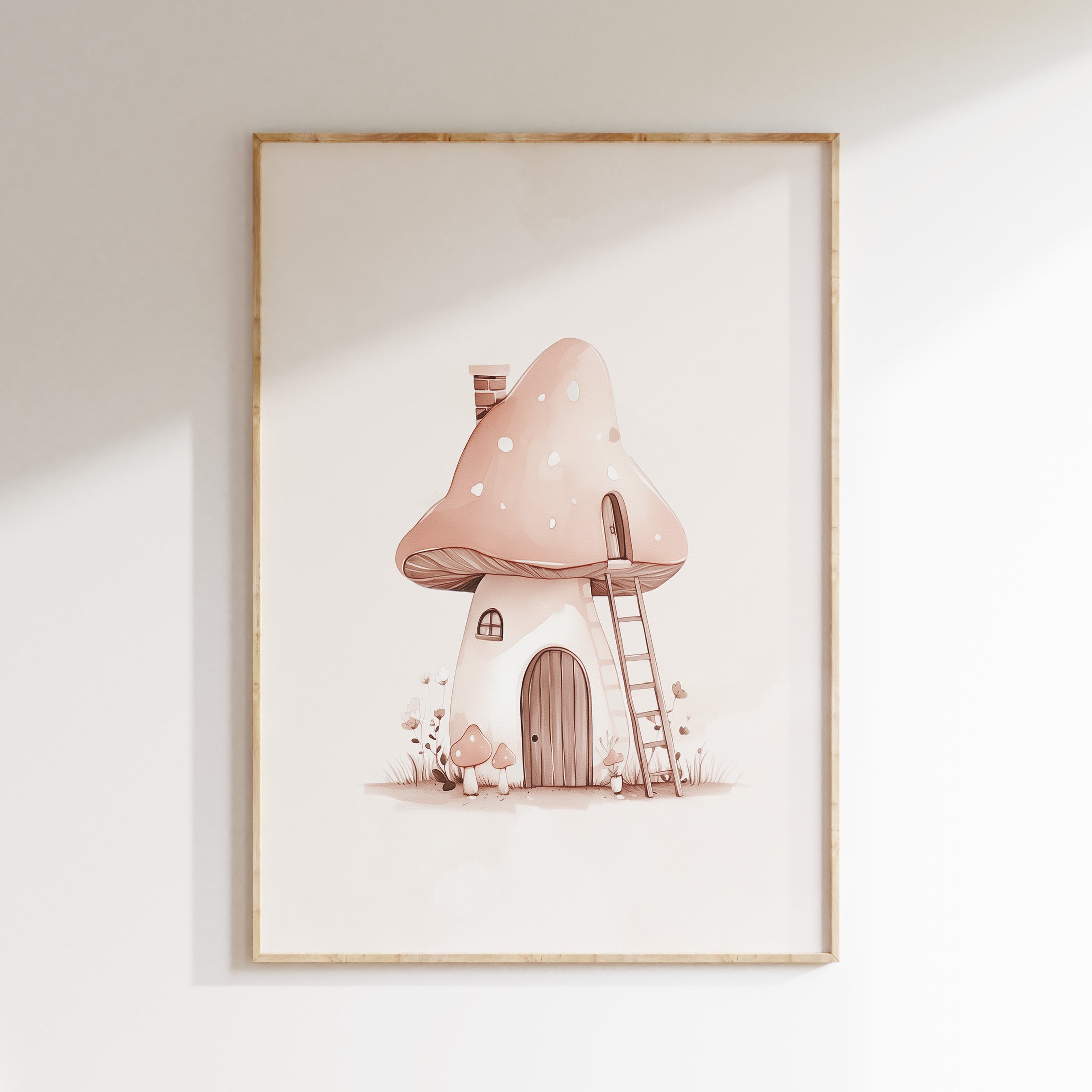 Children's room poster - Gnome house | Unicorns &amp; Fairies