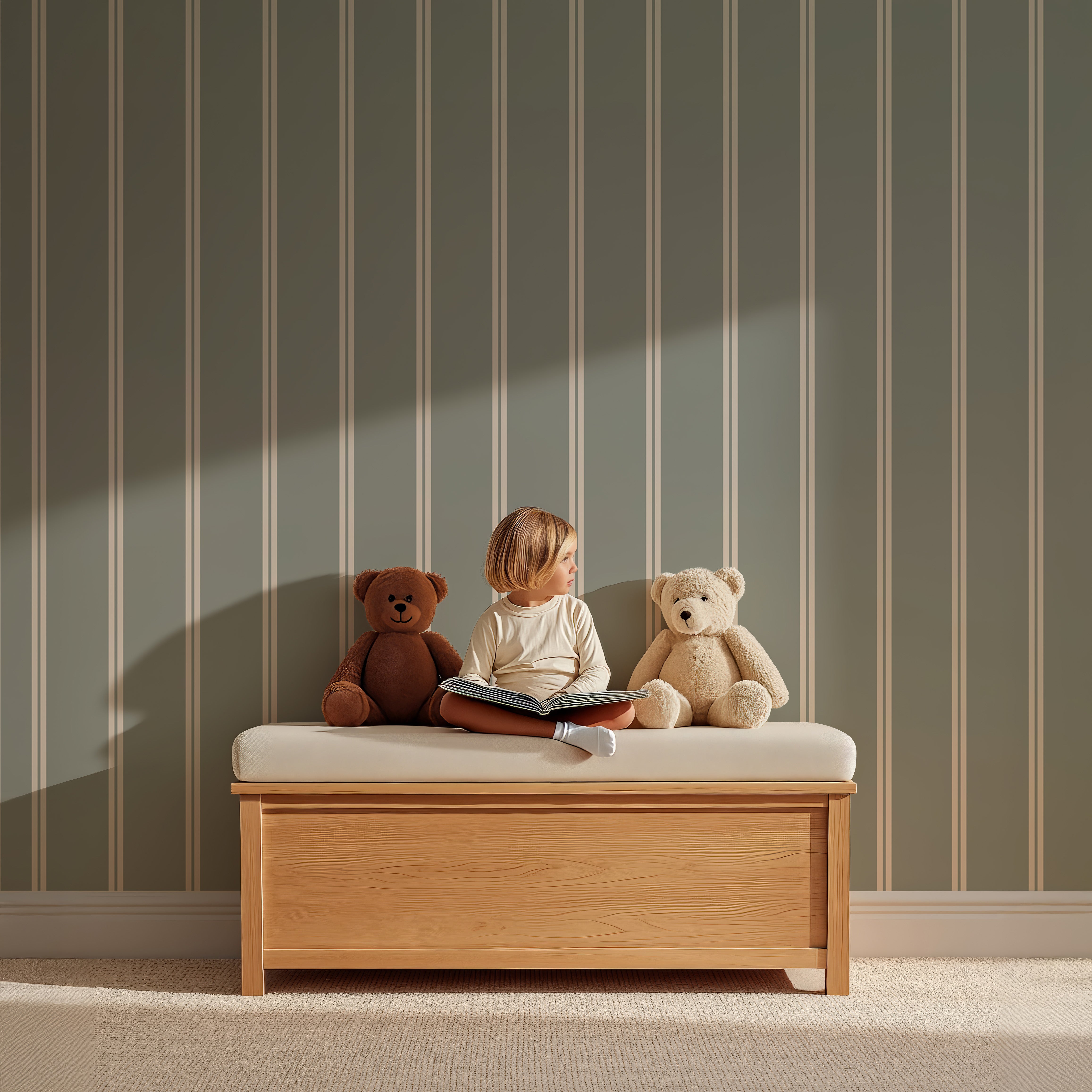 Wallpaper Twisty Twins - chocolate