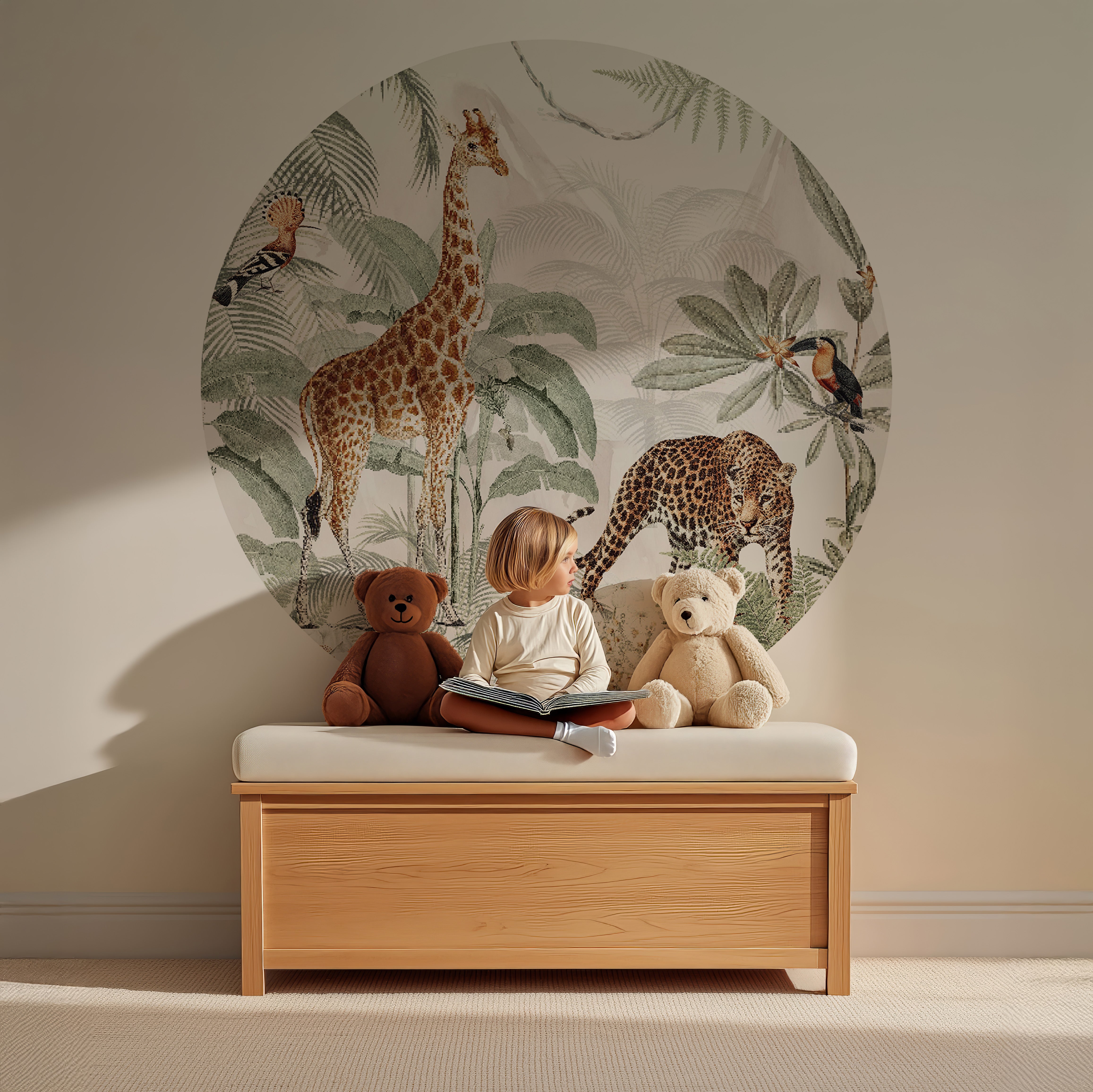 Behangcirkel - Tropical Jungle