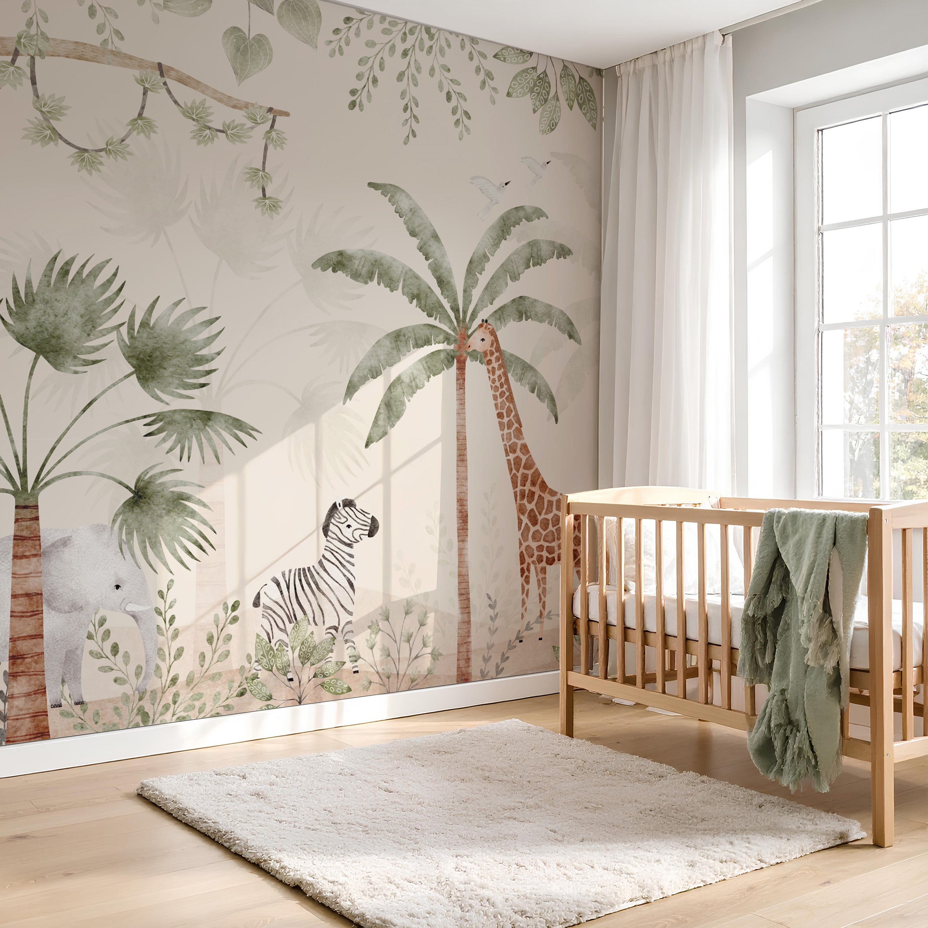 Collage behang Safari Dreams