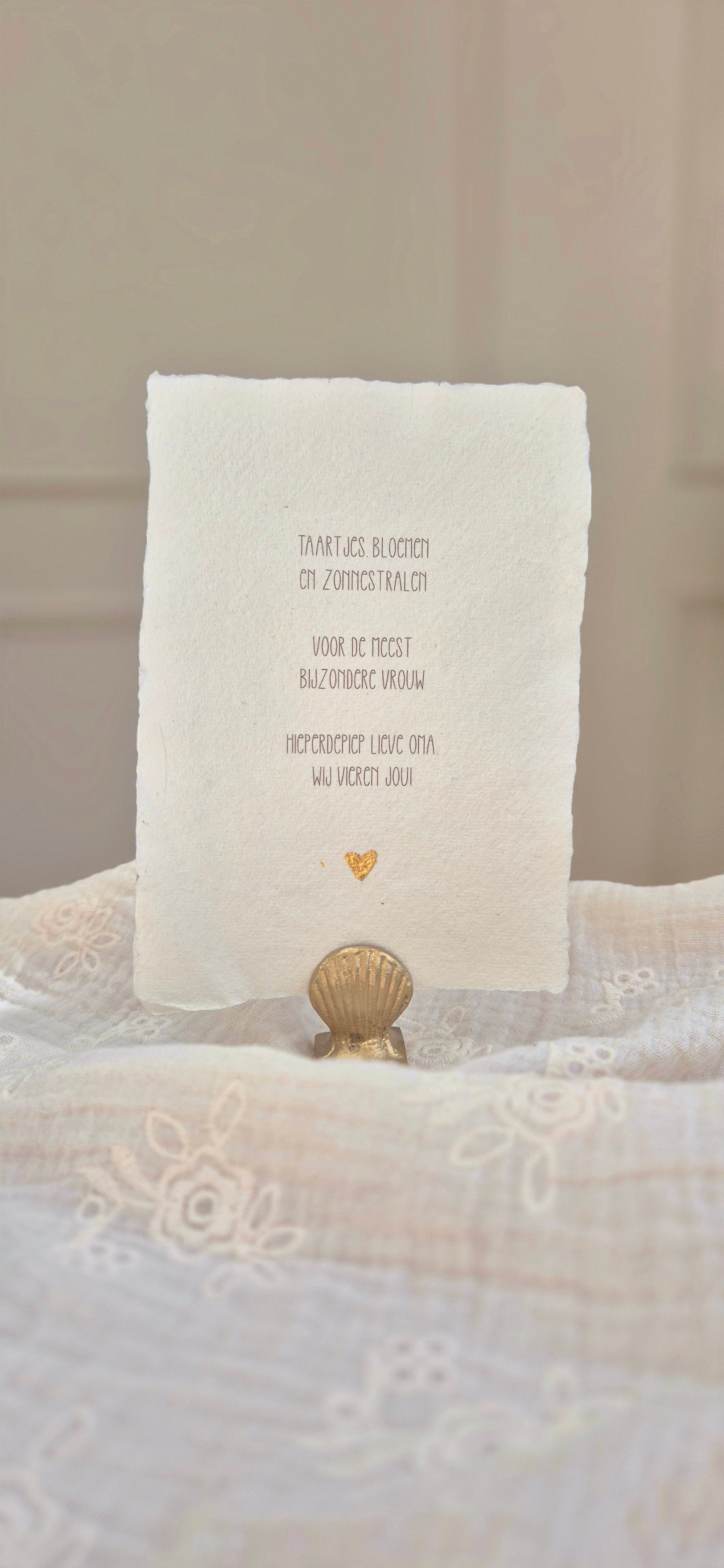 Gedichtje voor oma - Wij vieren jou