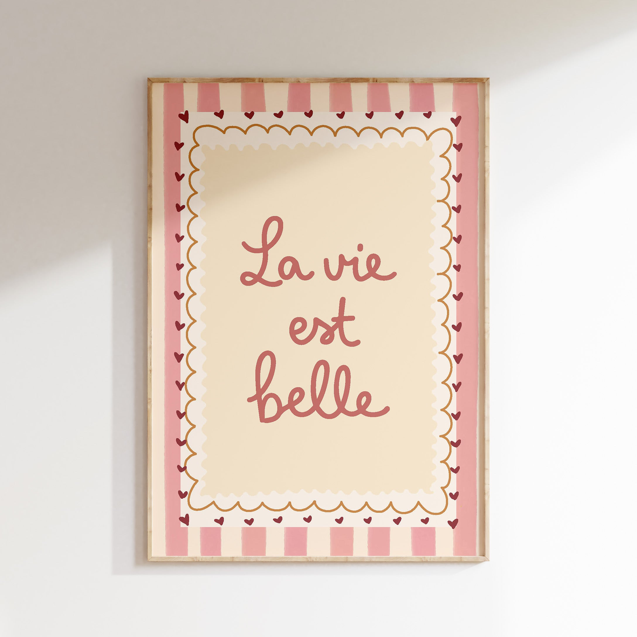 Kinderkamer poster - La vie est belle