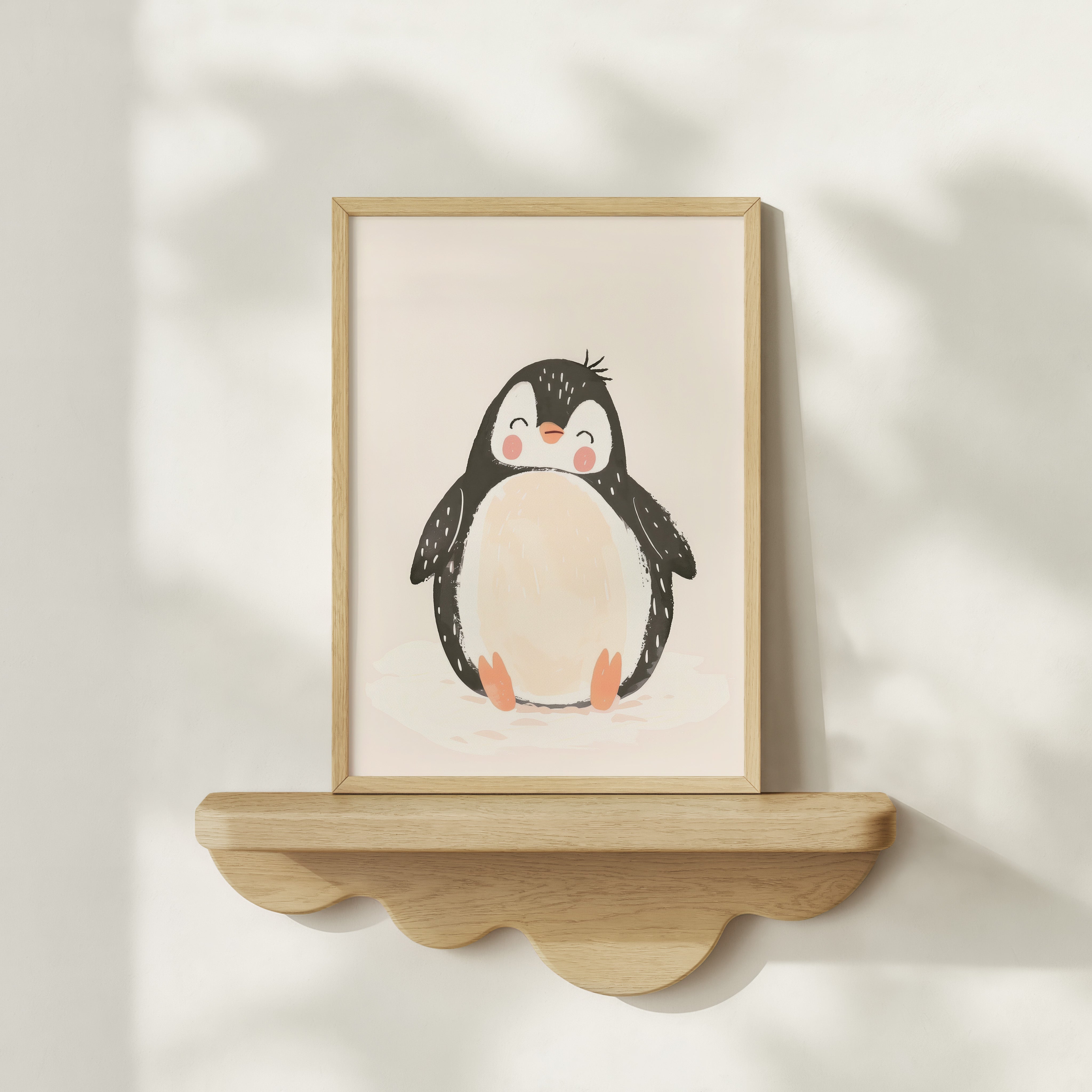 Kinderkamer print - Pinguin