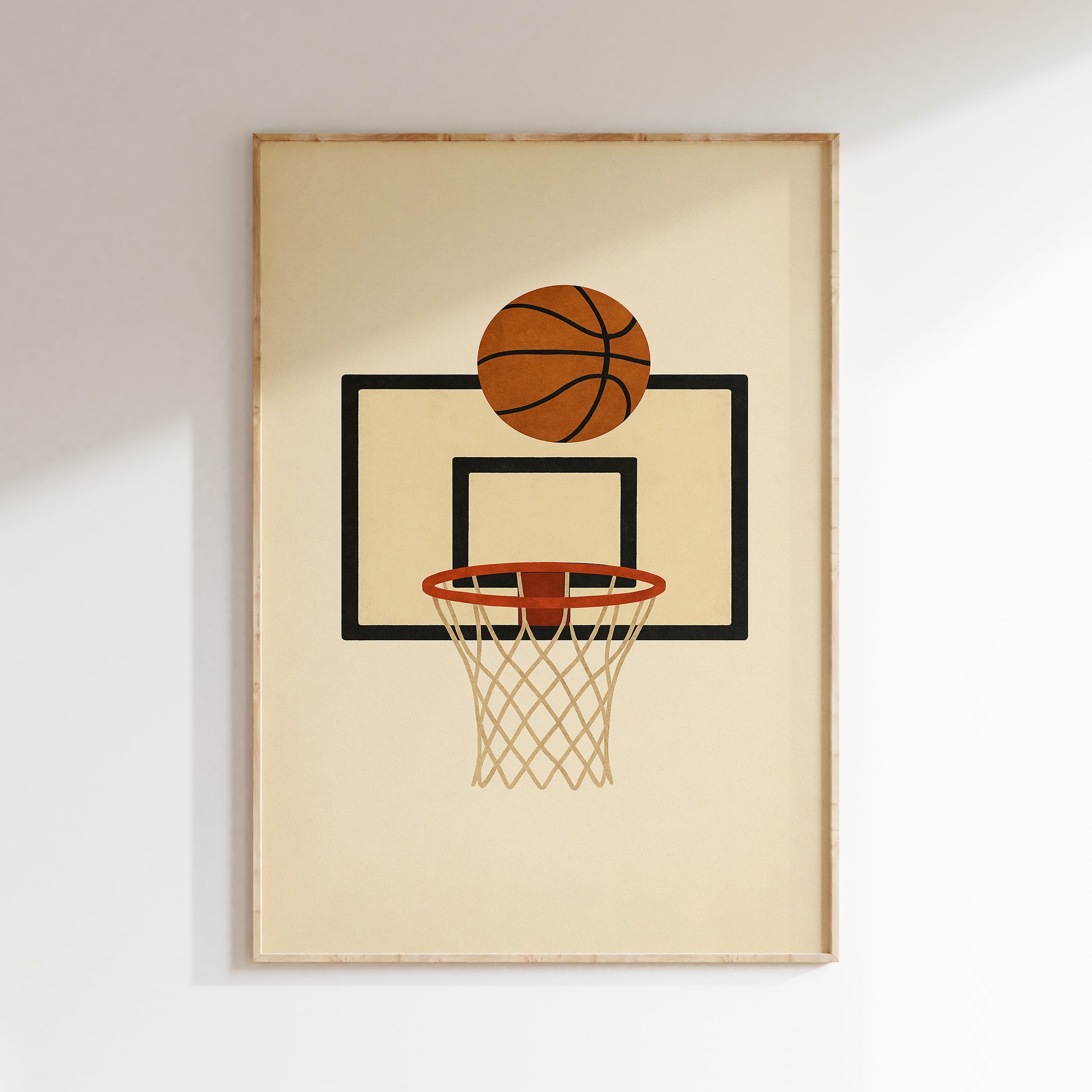 Kinderkamer poster - Basketball Basket | Sport