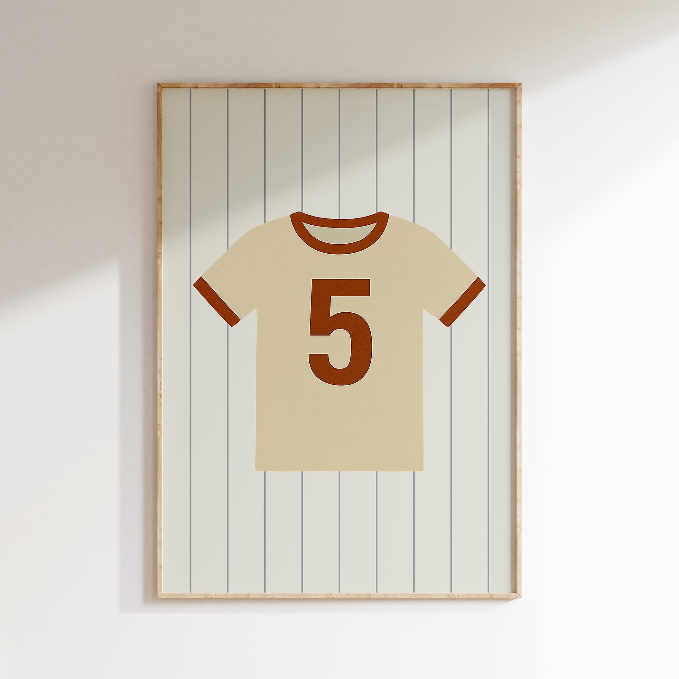 Kinderkamer poster - Vintage Voetbalshirt | Sport