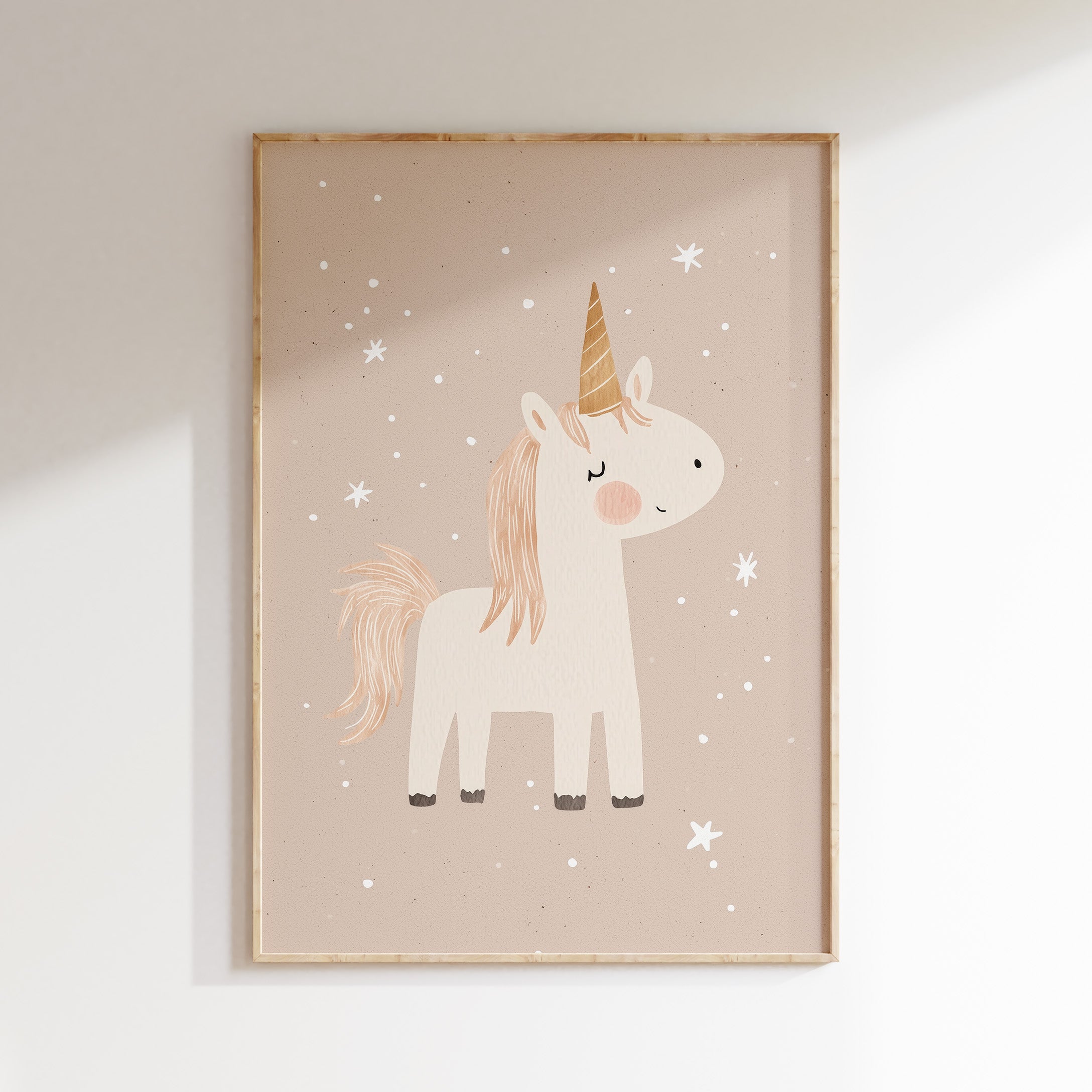Kinderkamer print - Eenhoorn