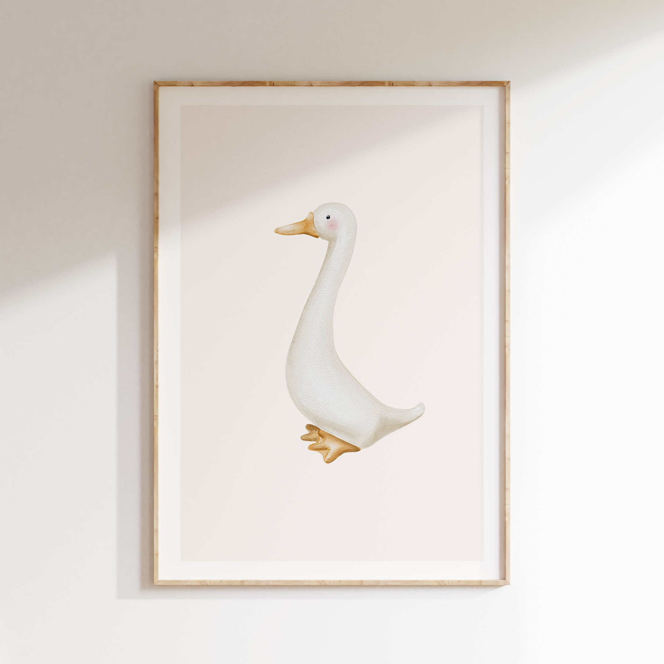 Children's room poster - Goose | Little Beginnings