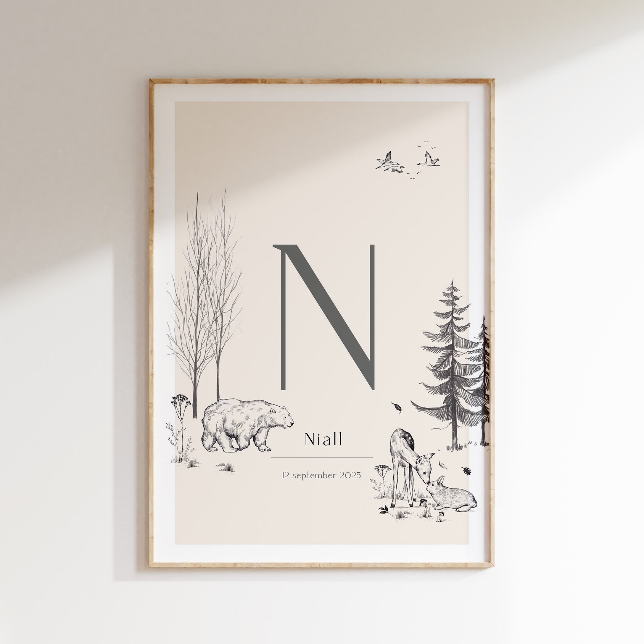 Geboorteposter Into the Forest