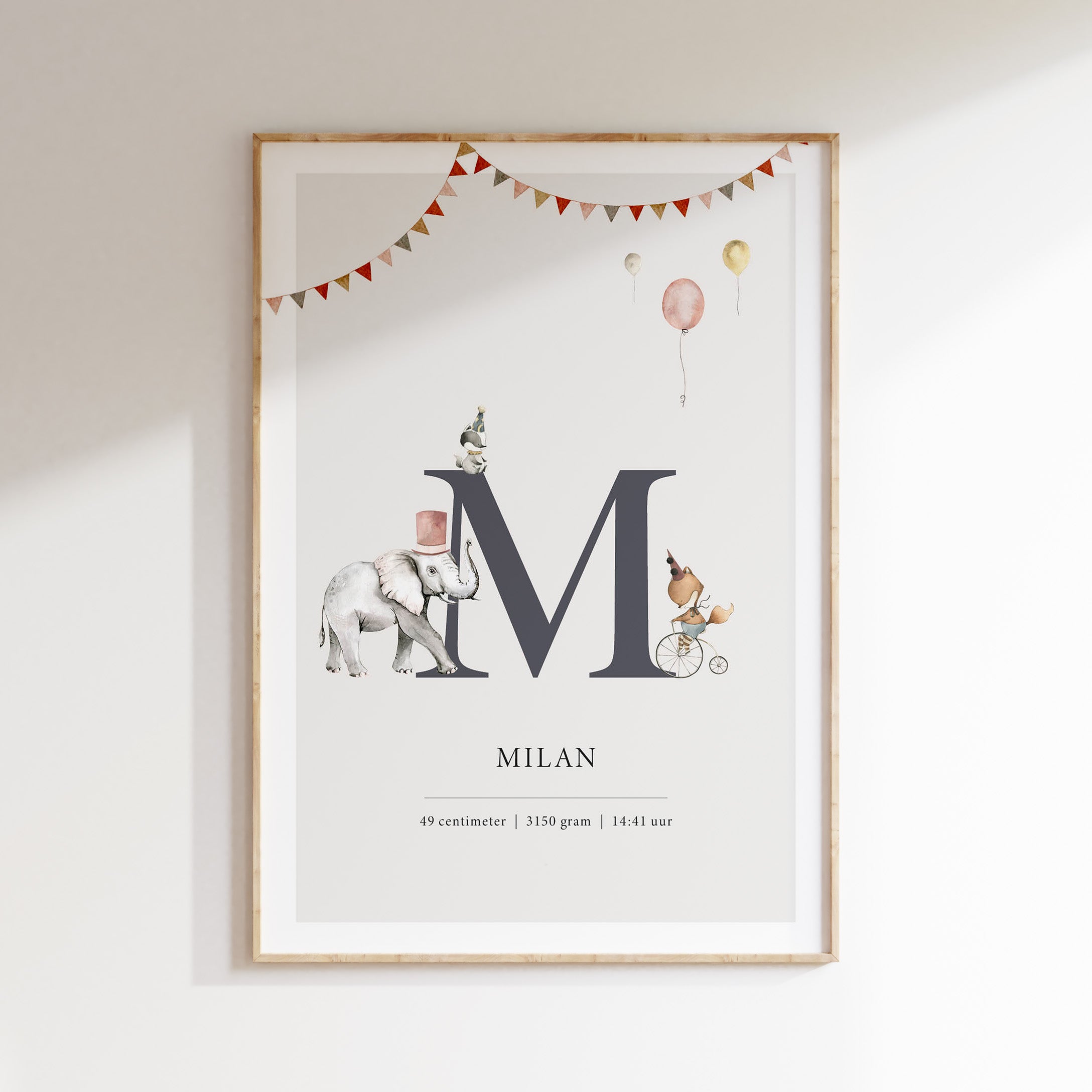 Geboorteposter Wild Circus