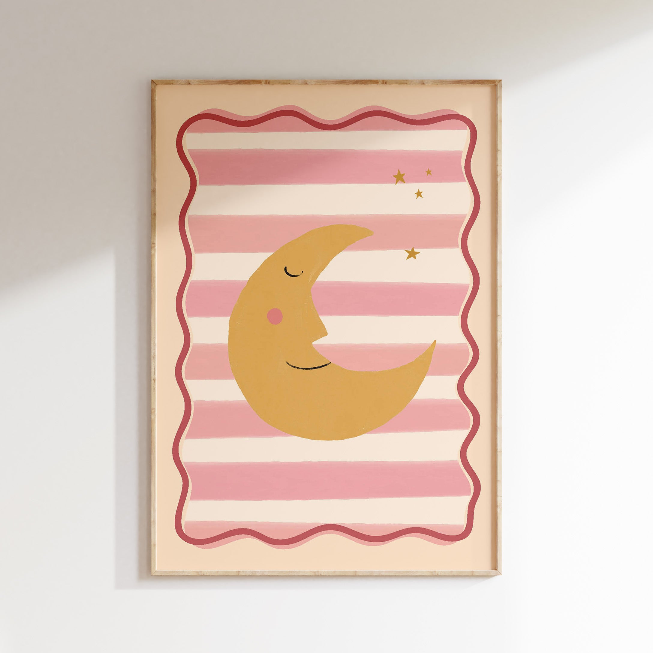 Children's room poster - Bear in pajamas