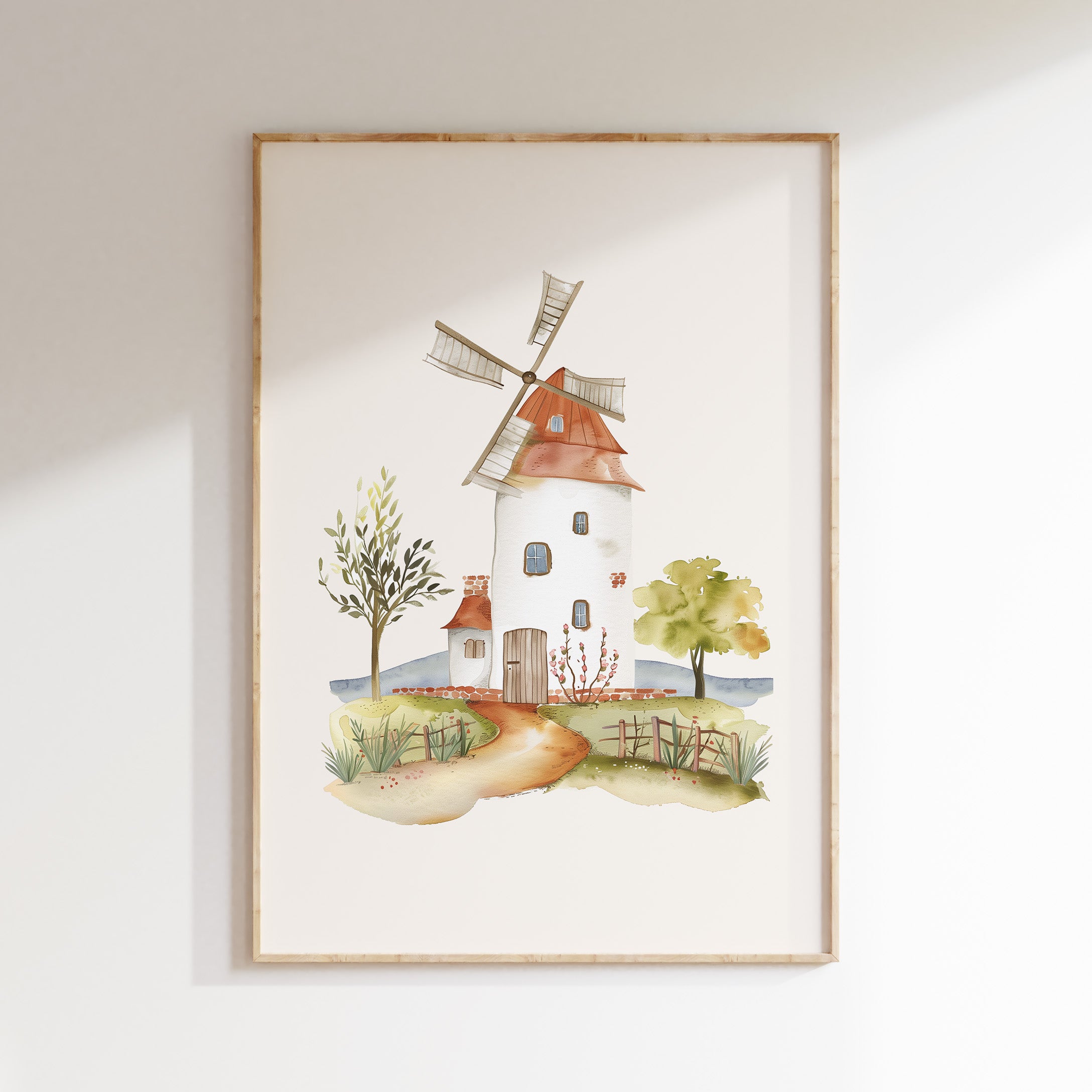 Kinderkamer poster - Molen | Boerderij