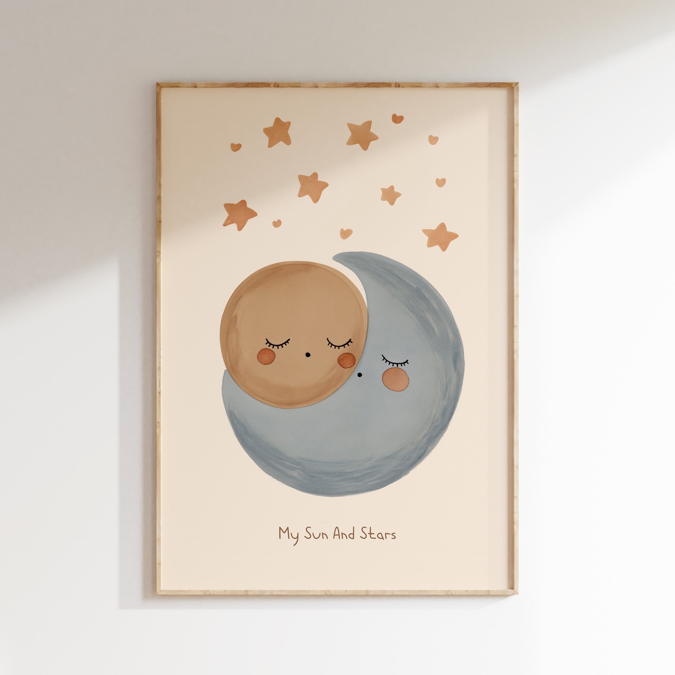 Kinderkamer print - My Sun and Stars