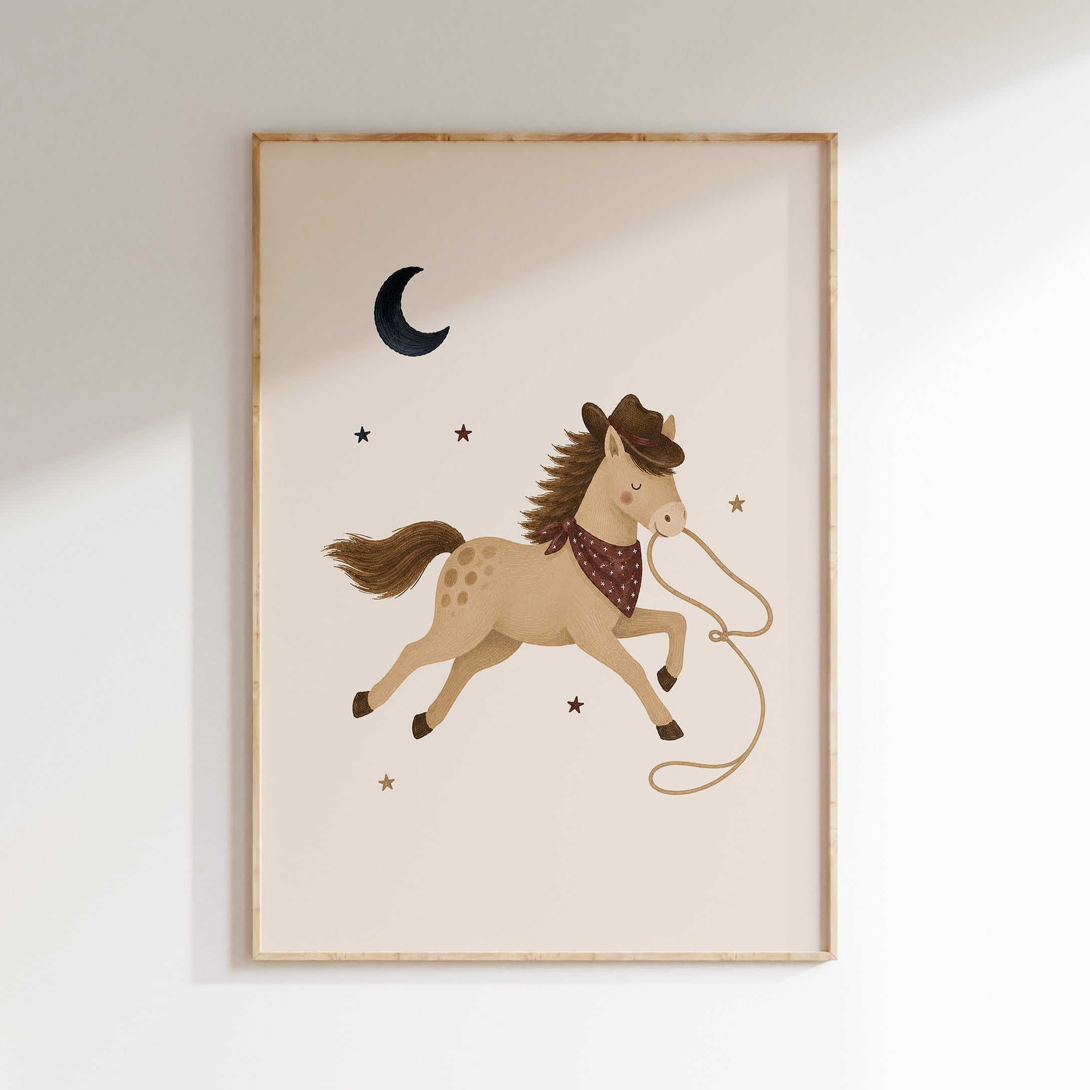 Children's room poster - Cool dog in sneakers