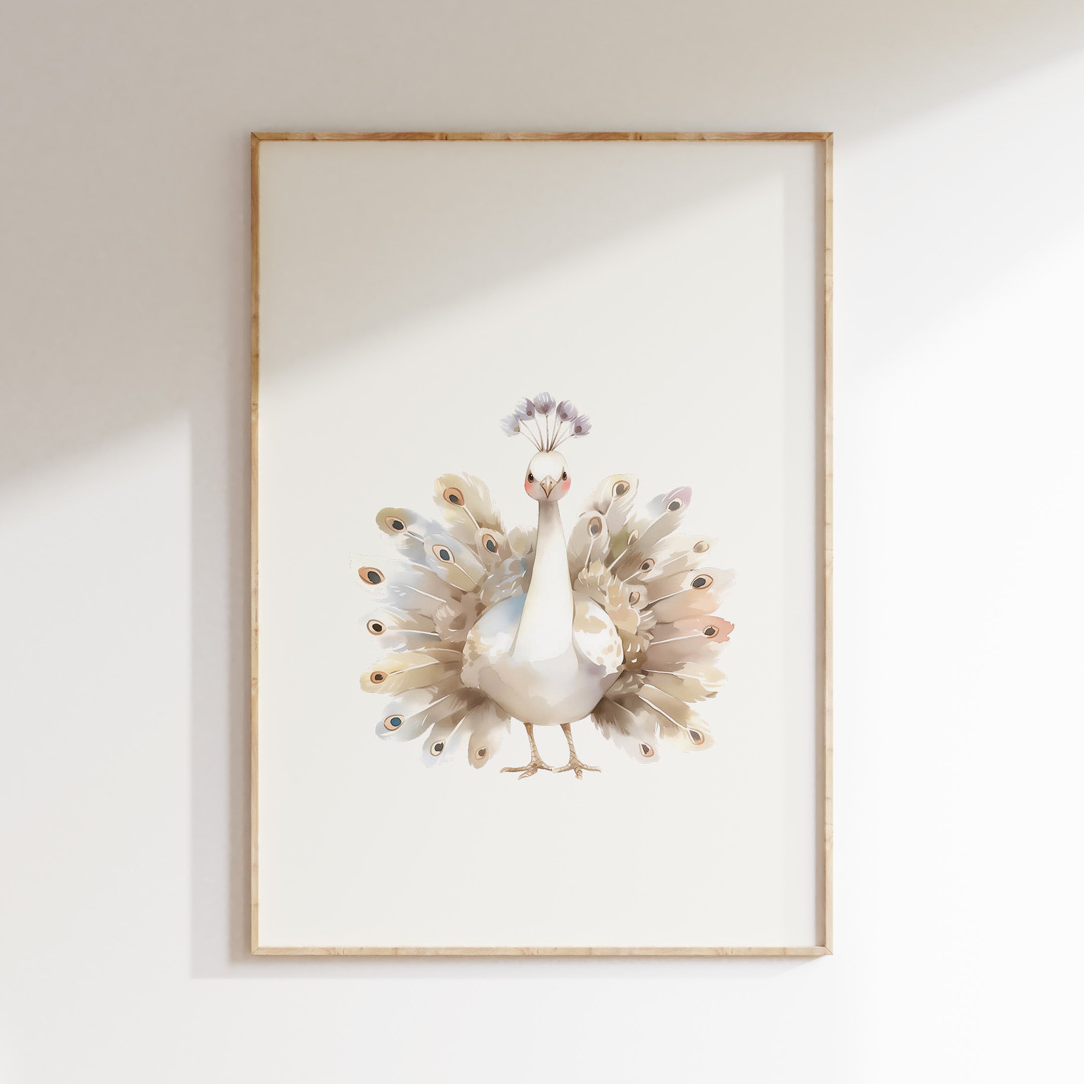 Kinderkamer poster - Pauw | Boerderij