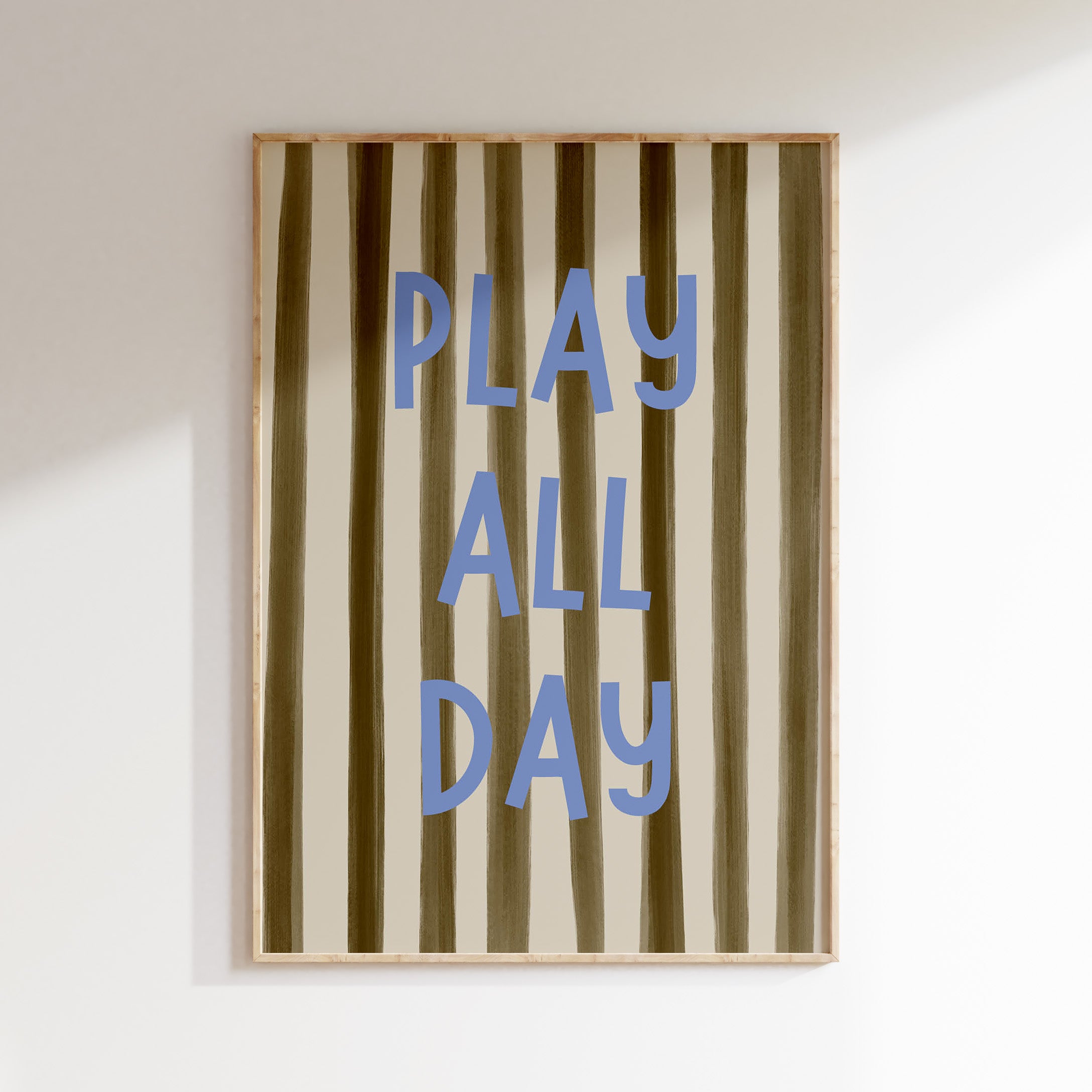 Kinderkamer print - Play All Day