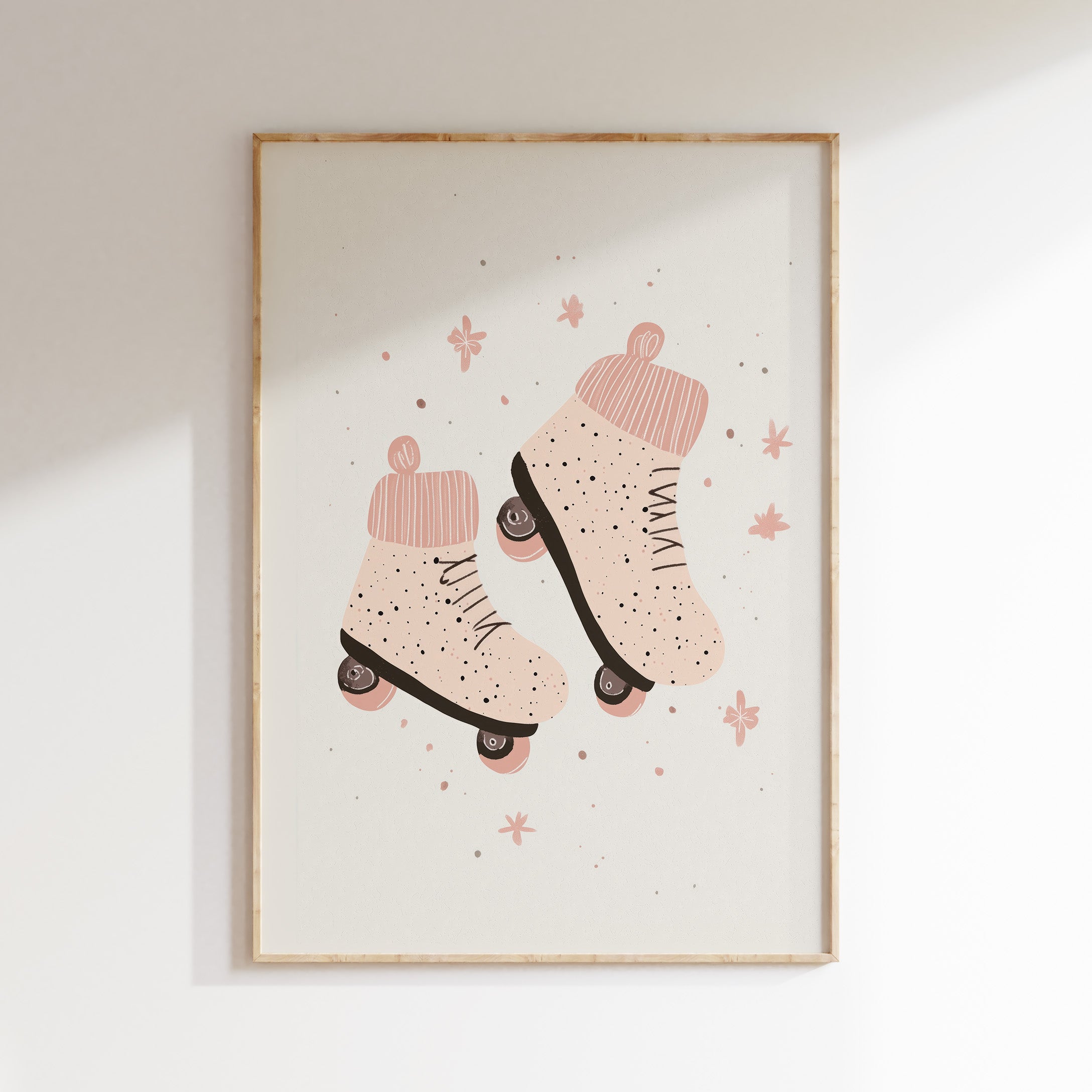 Kinderkamer print - Rollerskates