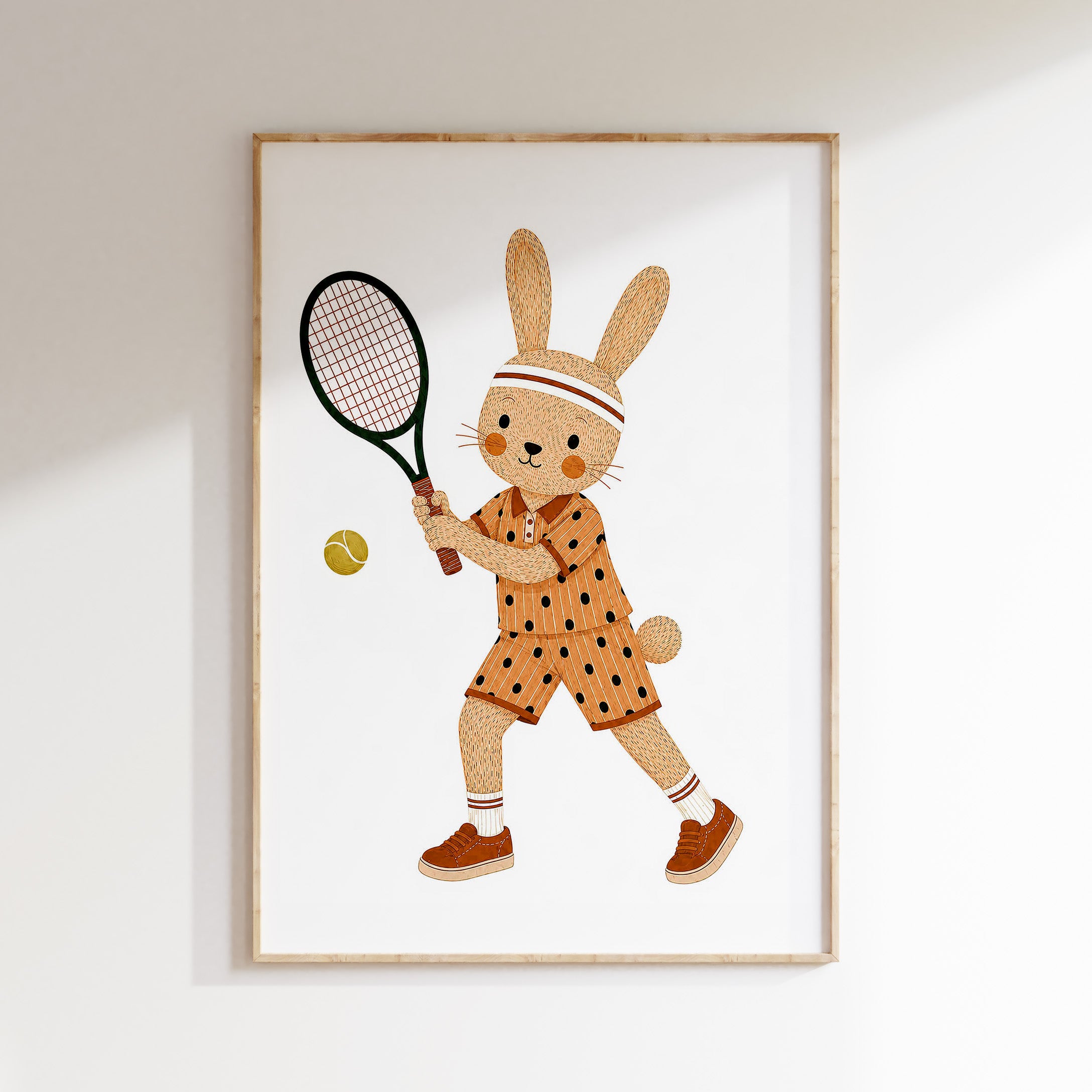 Kinderkamer print - Tennis Haas