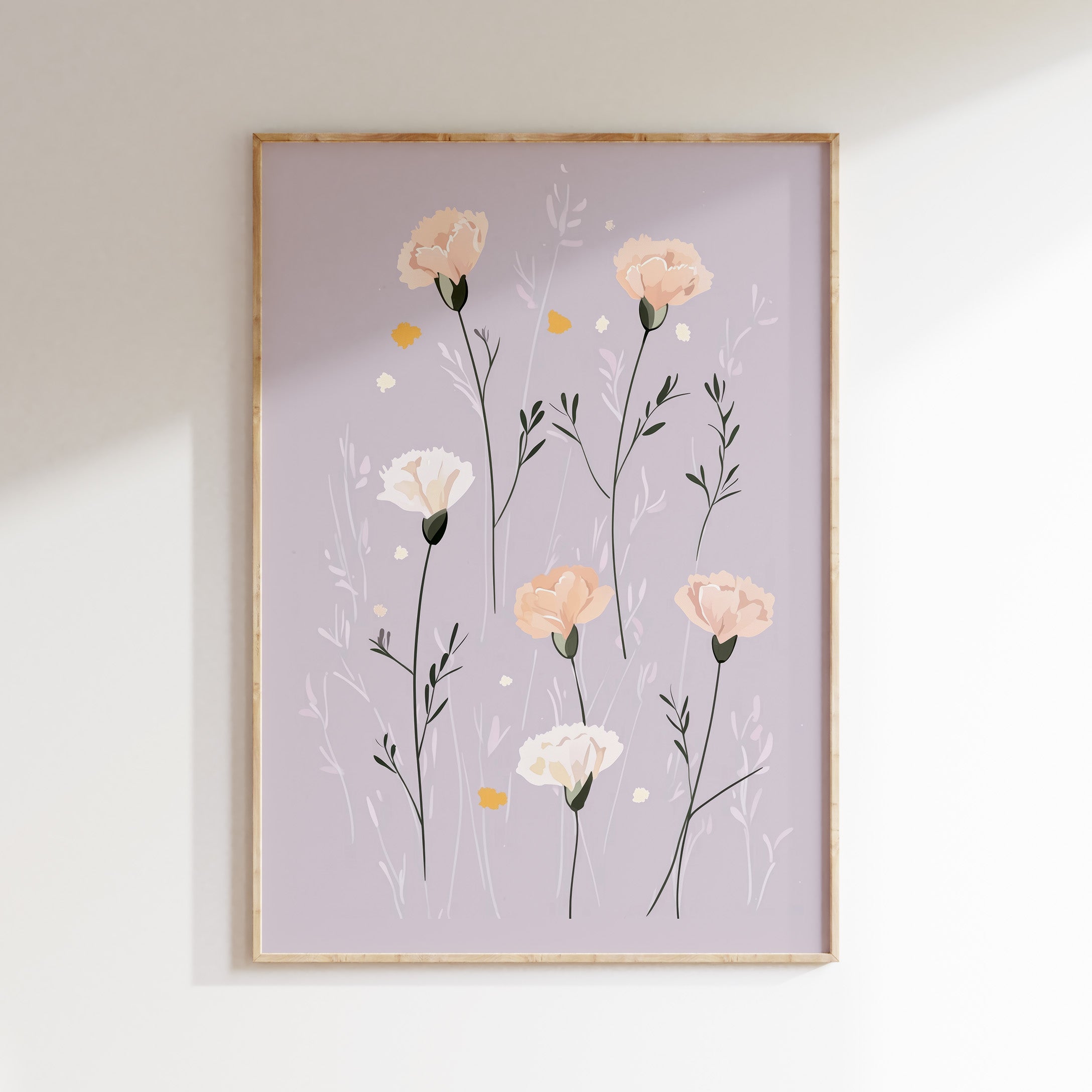 Kinderkamer print - Veldbloemen
