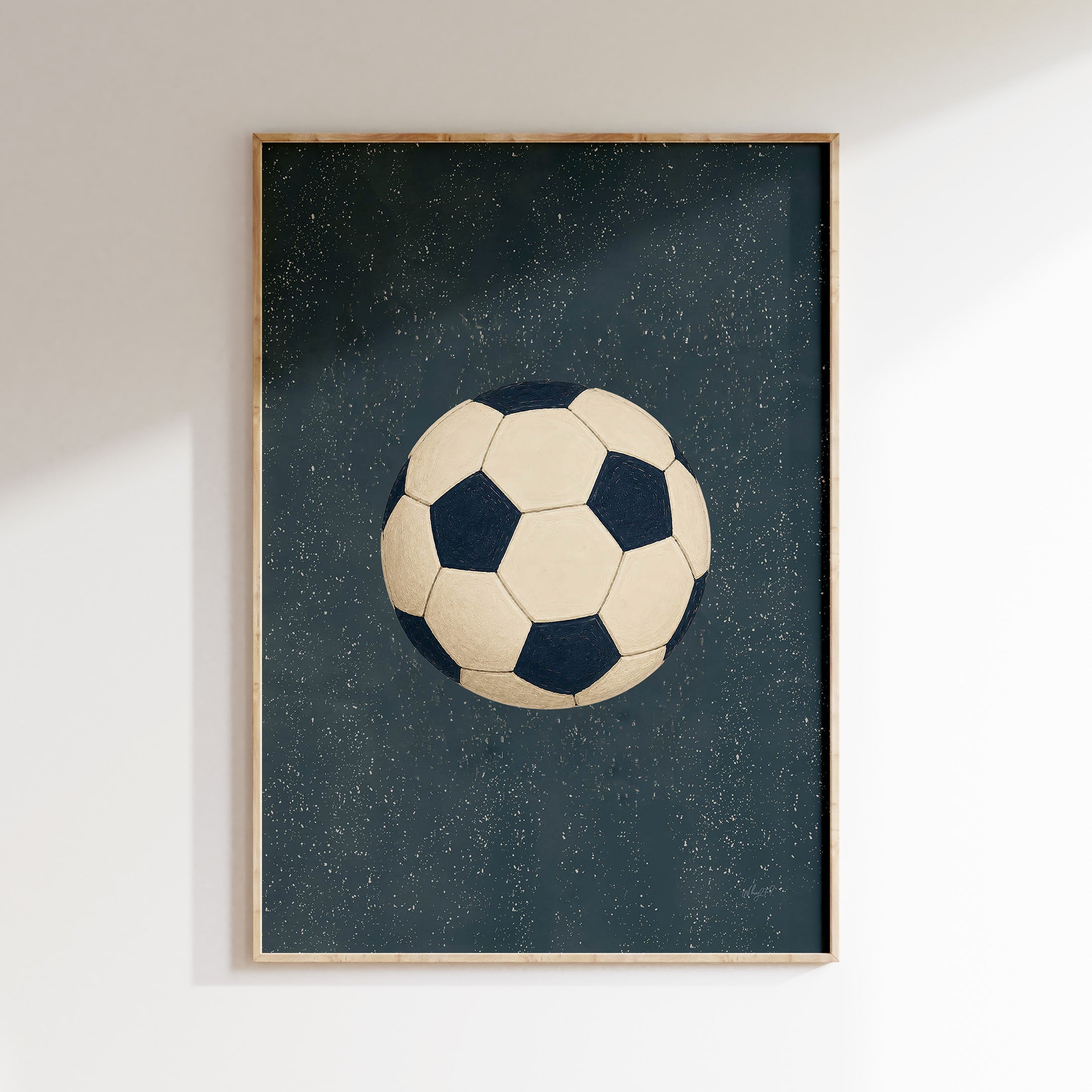 Kinderkamer poster - Voetbal