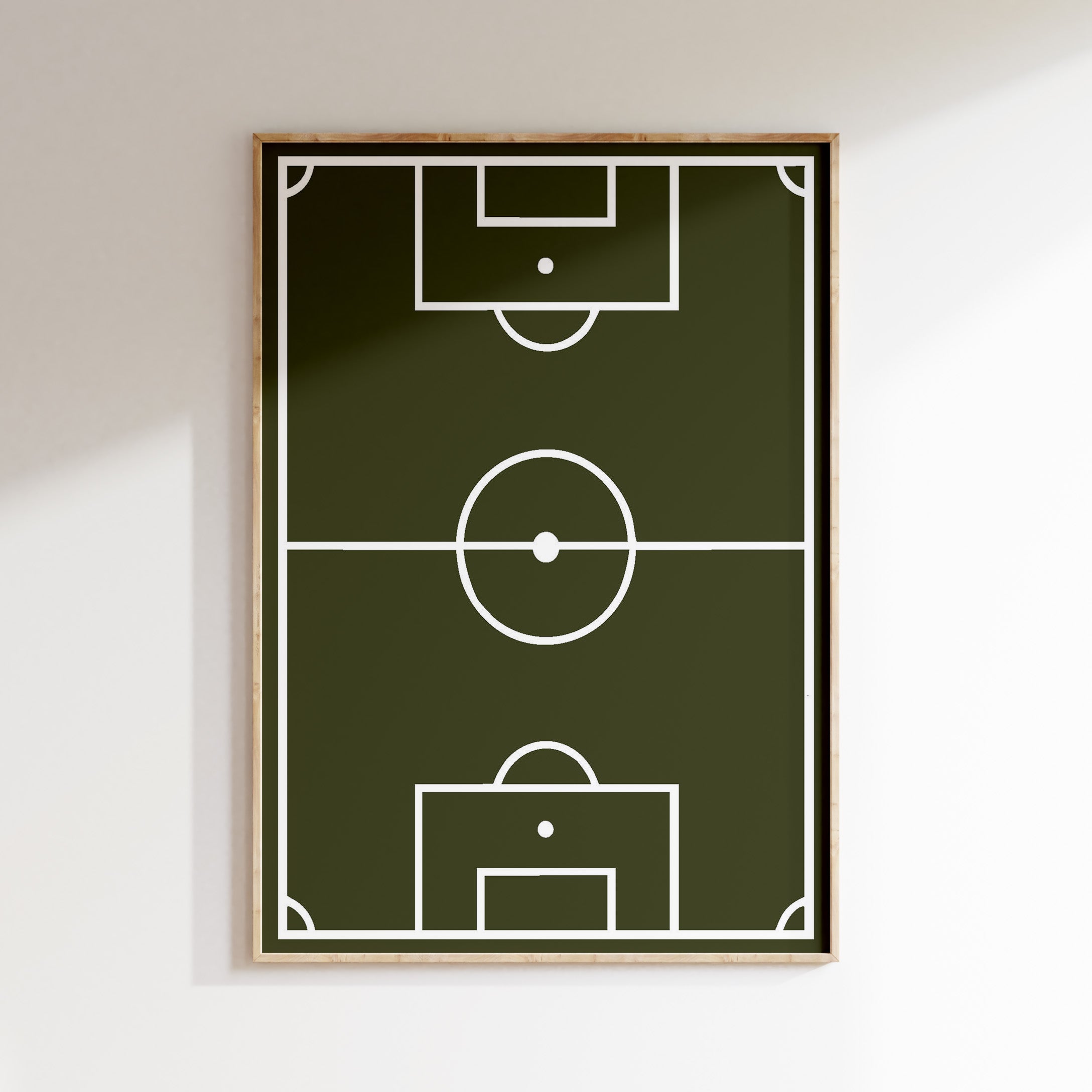 Kinderkamer poster - Voetbalveld | groen