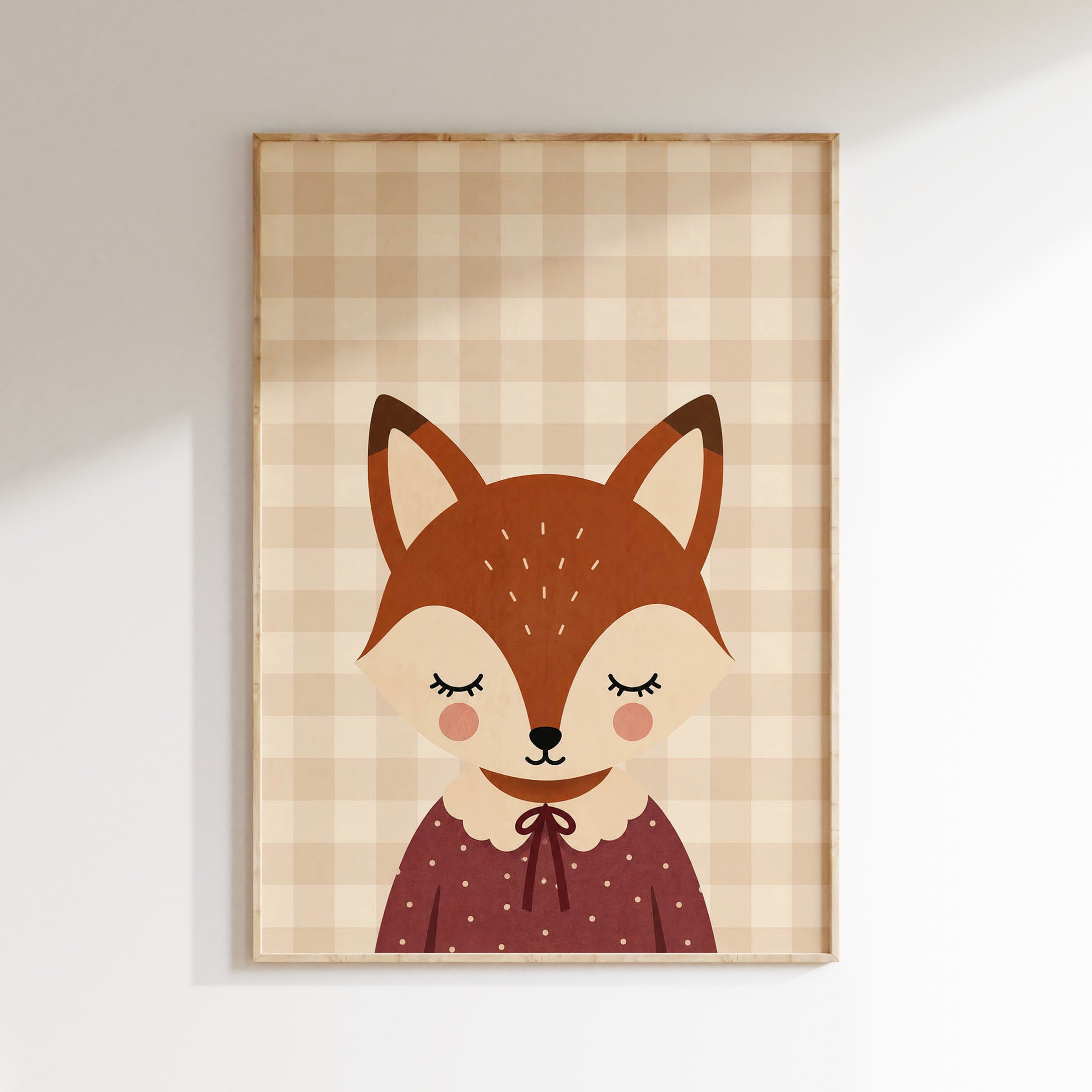 Children's room poster - Sweet fox