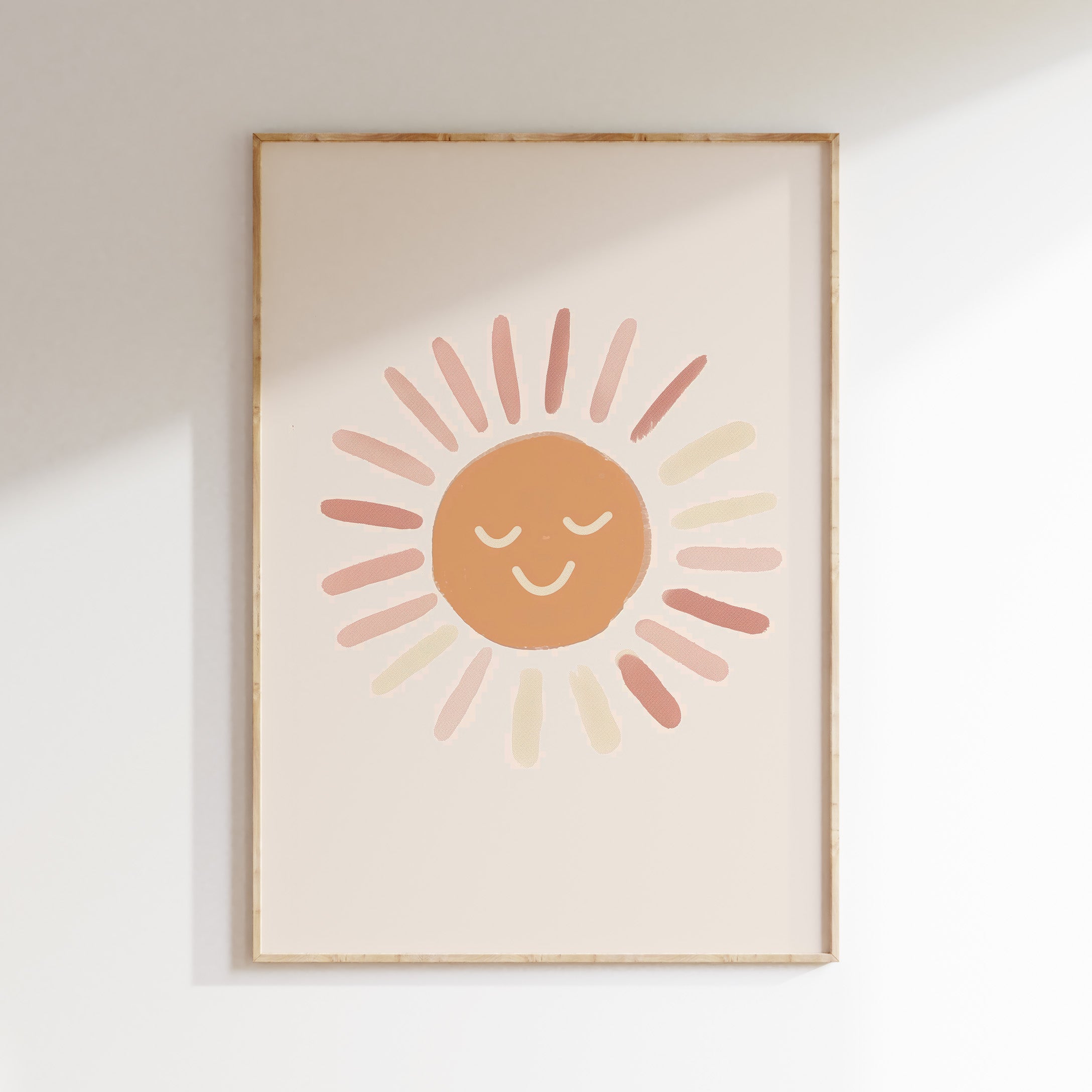 Kinderkamer print - Zonnige Smiley