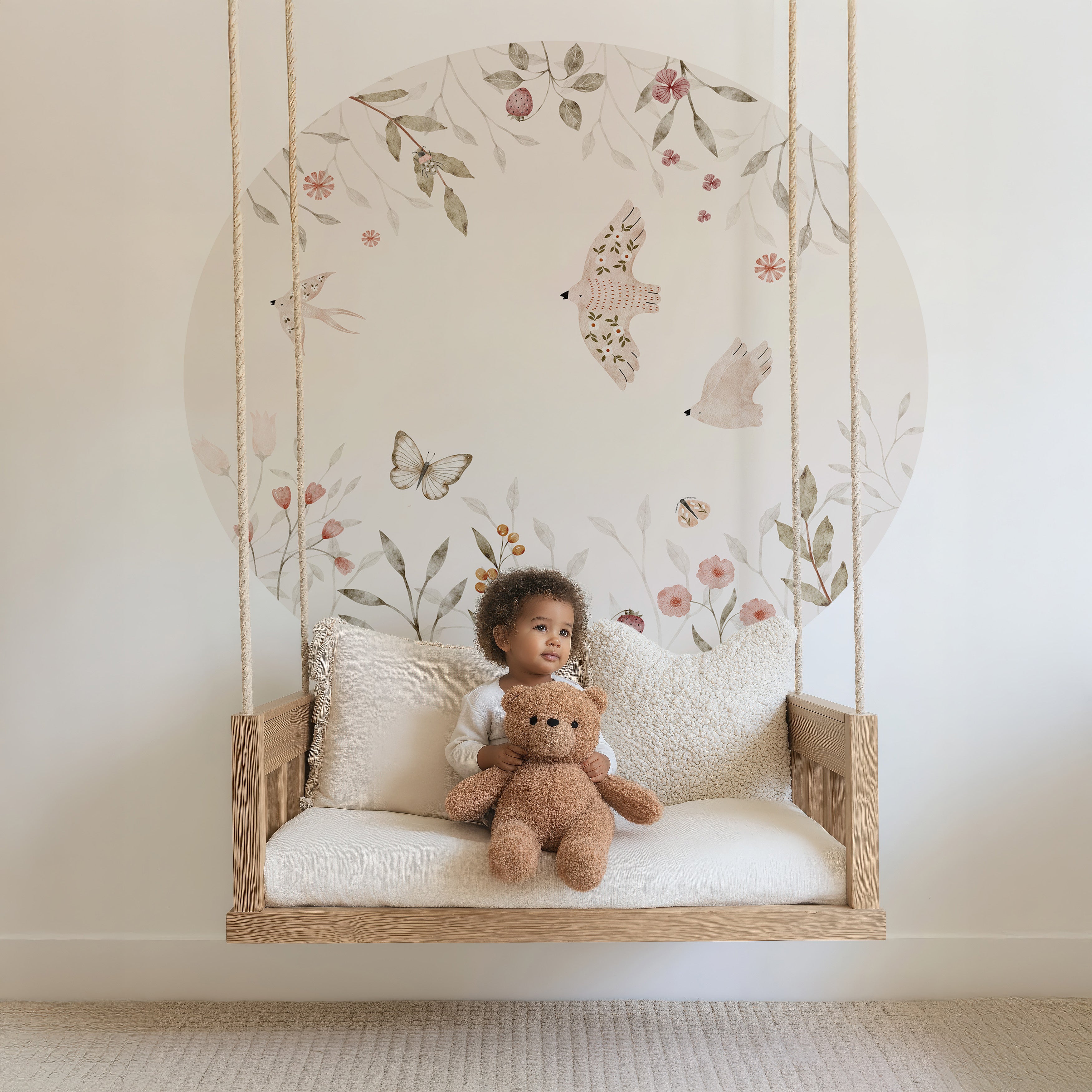 Behangcirkel - Spring Garden