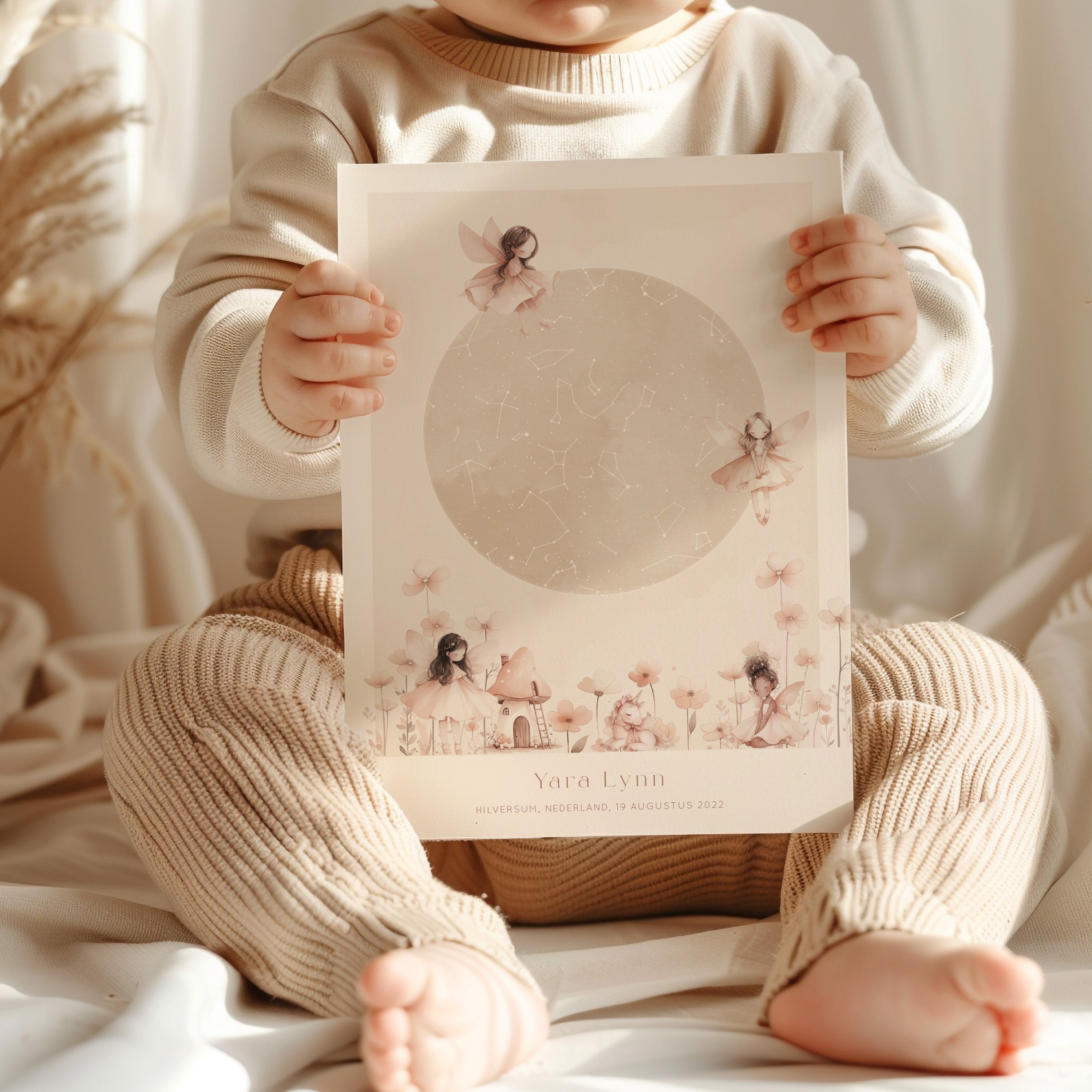 Sterrenhemel poster - Unicorns & Feeën