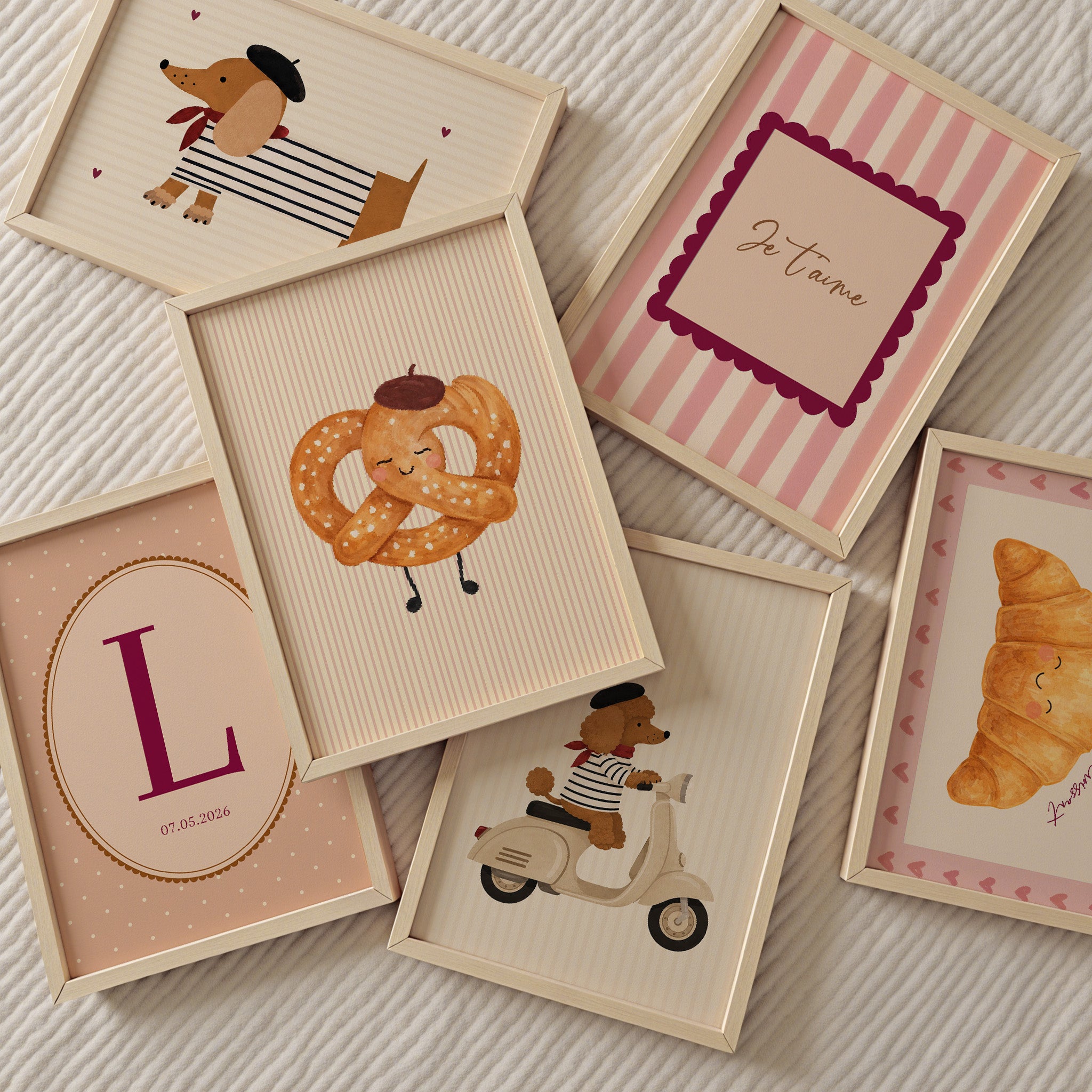 Kinderkamer poster - Petit Pretzel