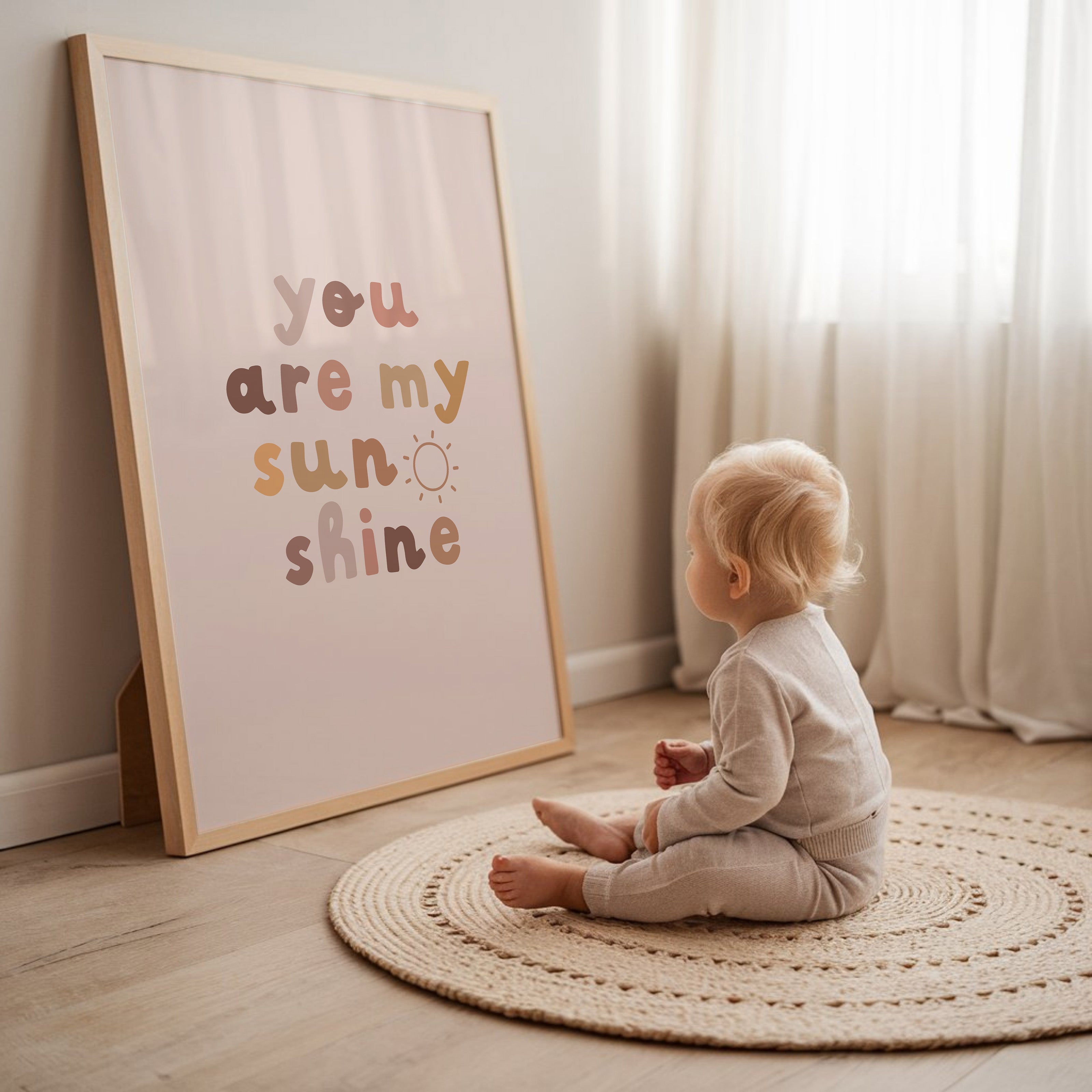 Kinderkamer print - You are my sunshine