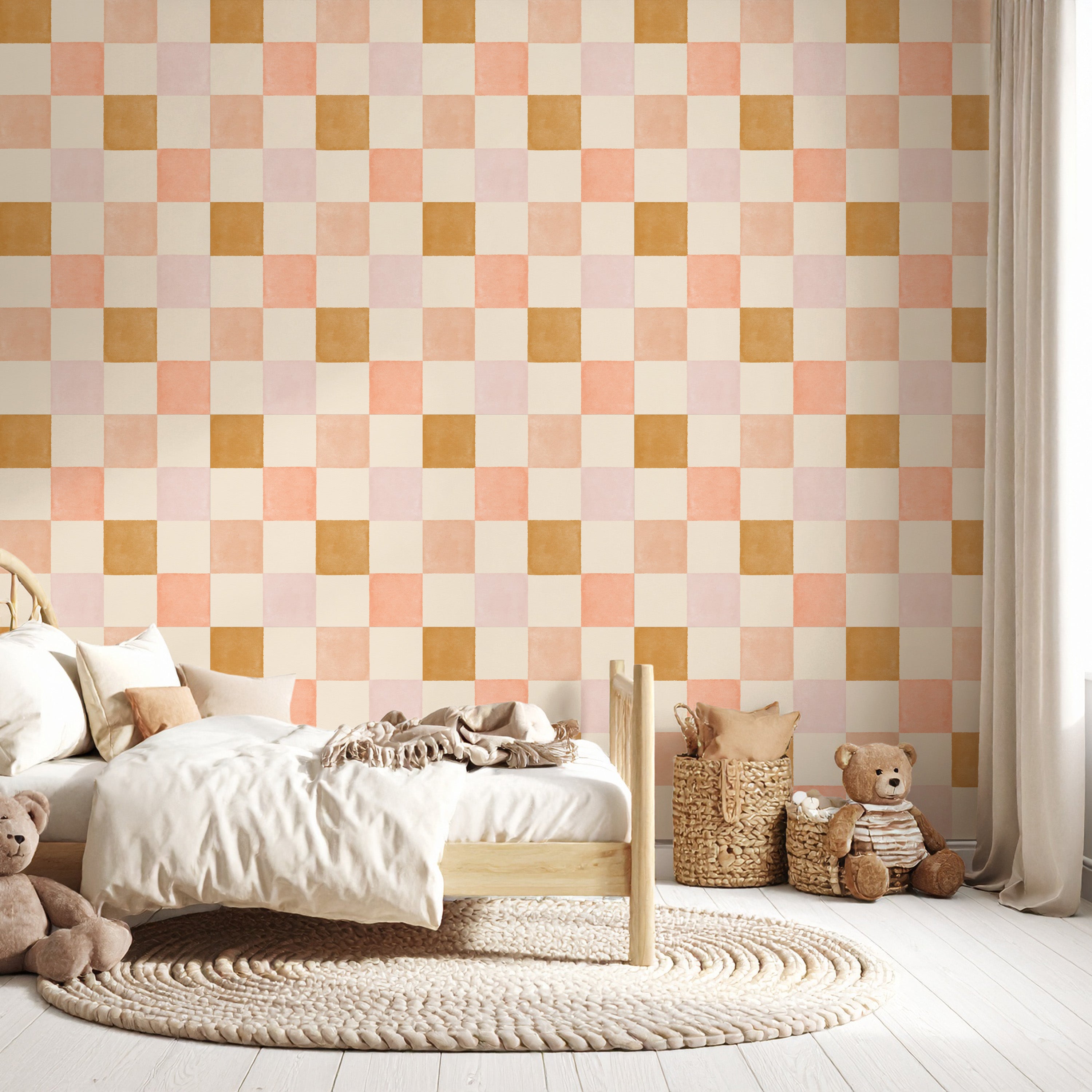 Wallpaper Checkered Checkered - lilac