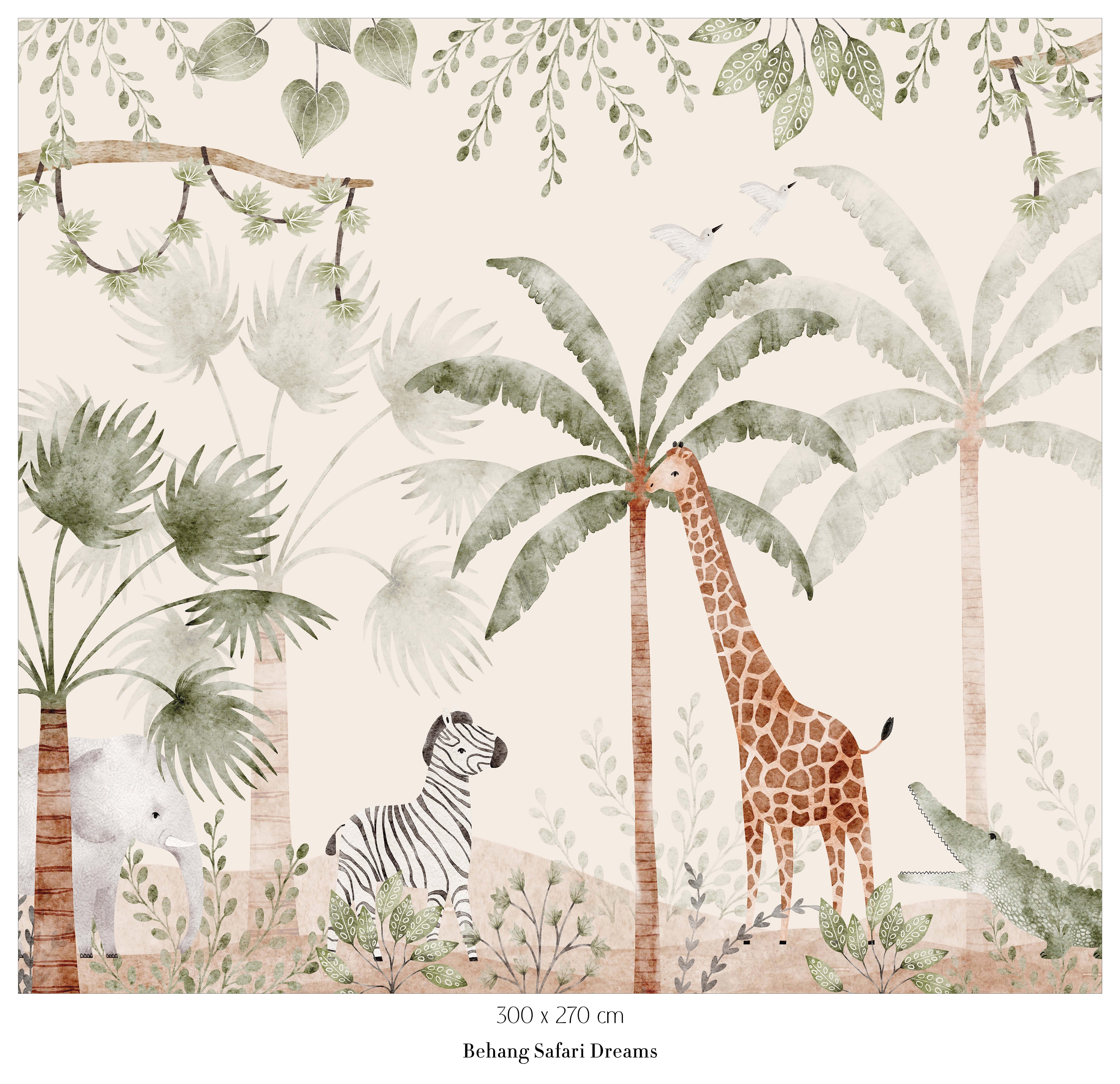 Collage wallpaper Safari Dreams