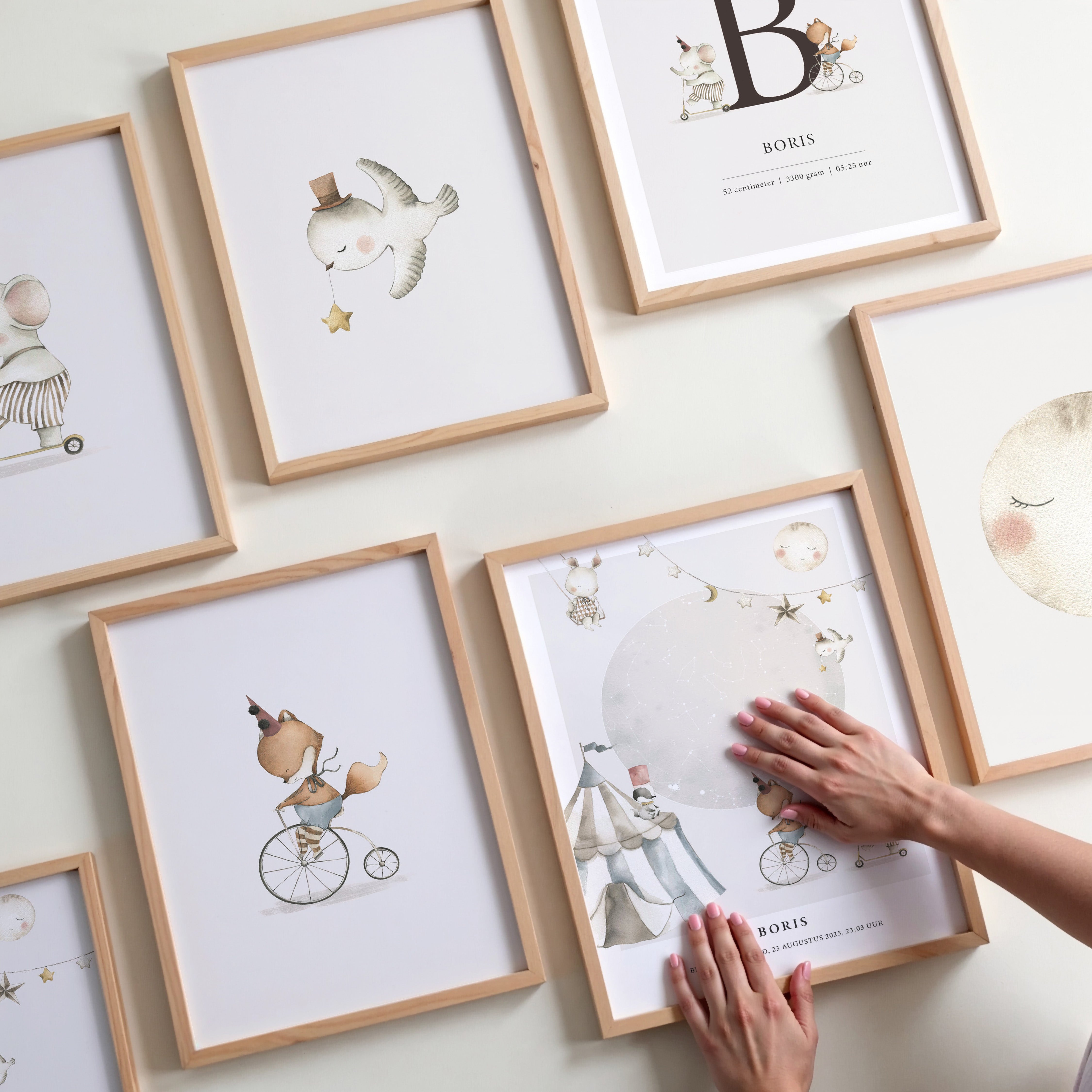 Kinderkamer poster - Dromerige maan | The Night Circus