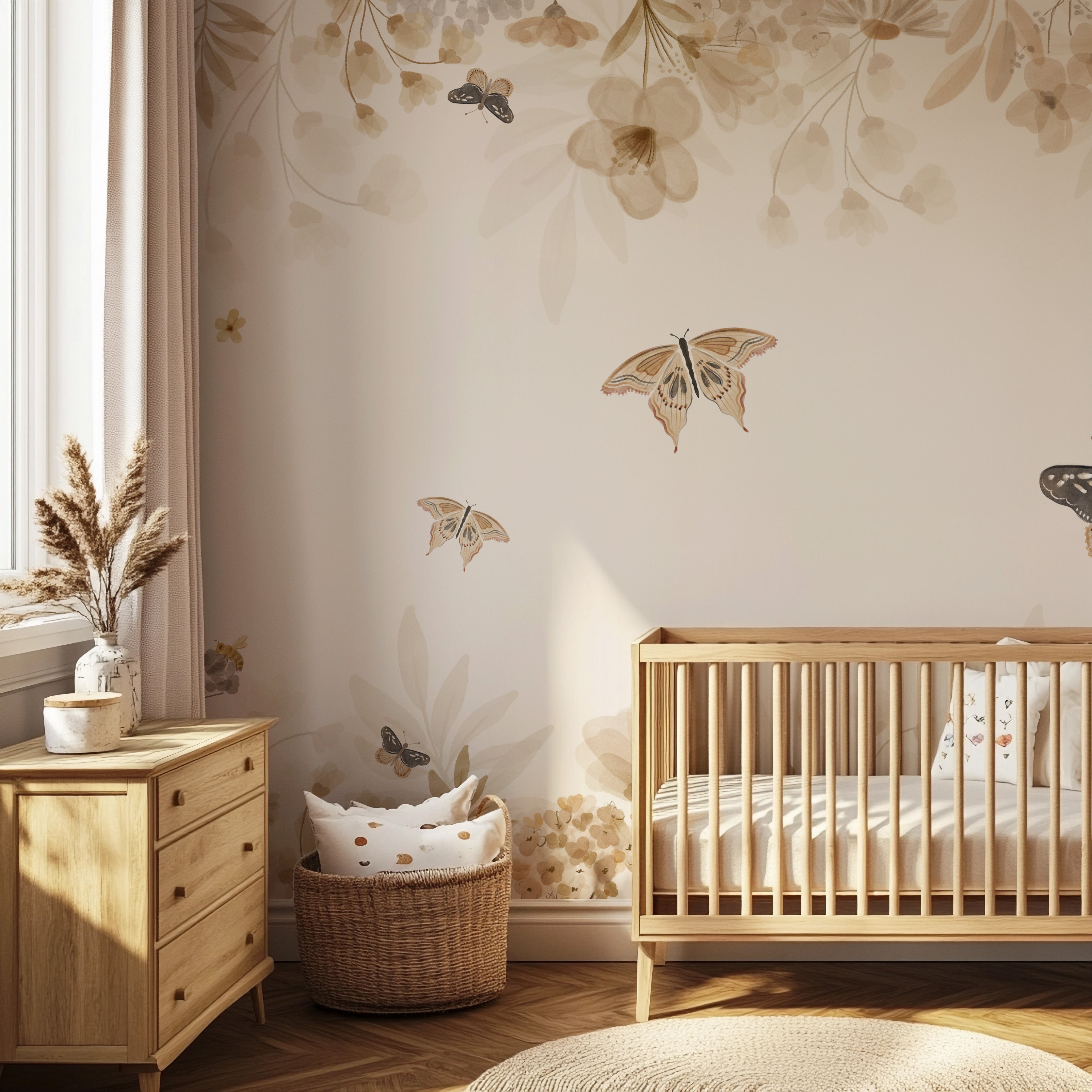 Collage behang Vintage Field