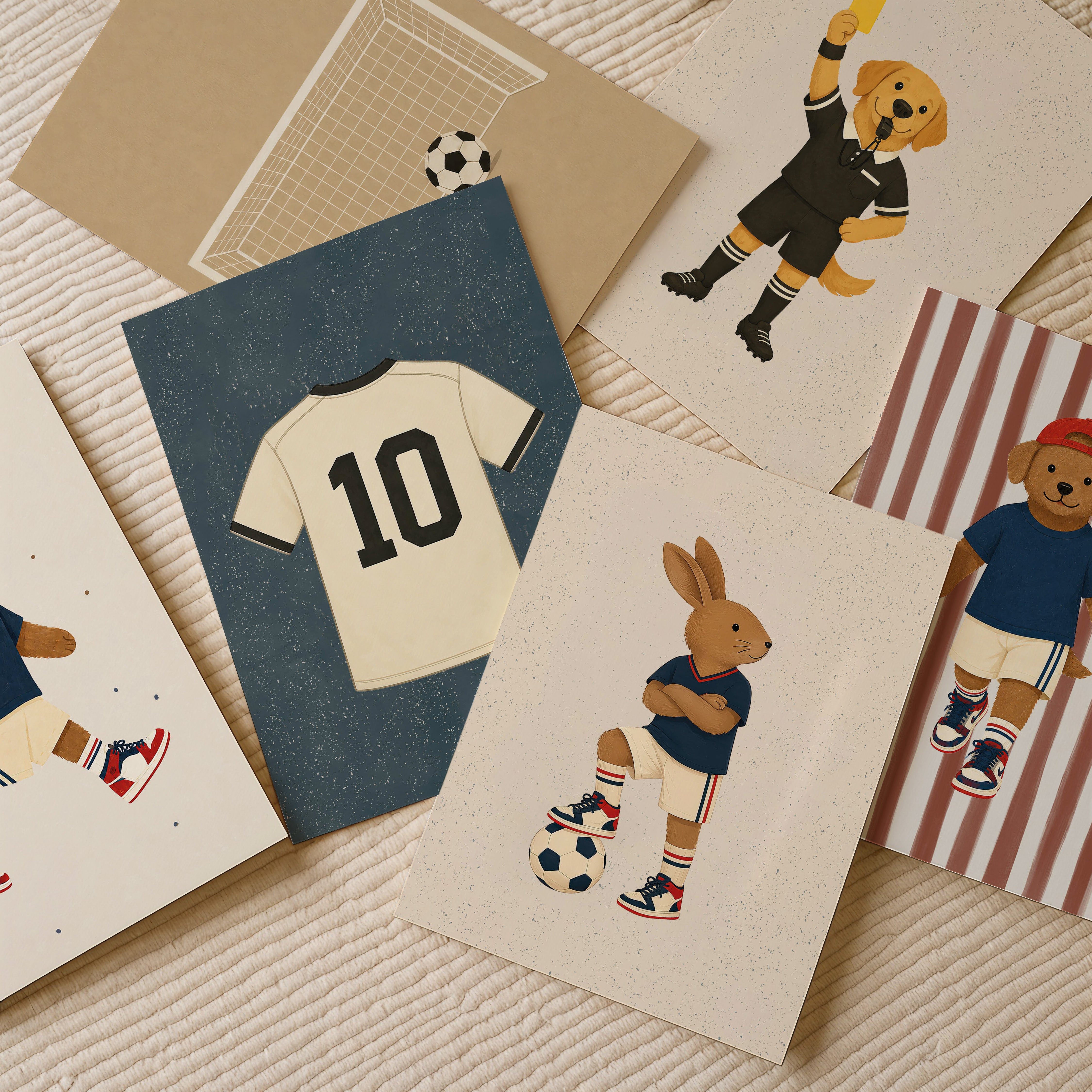Kinderkamer poster - Voetbalshirt nr. 10