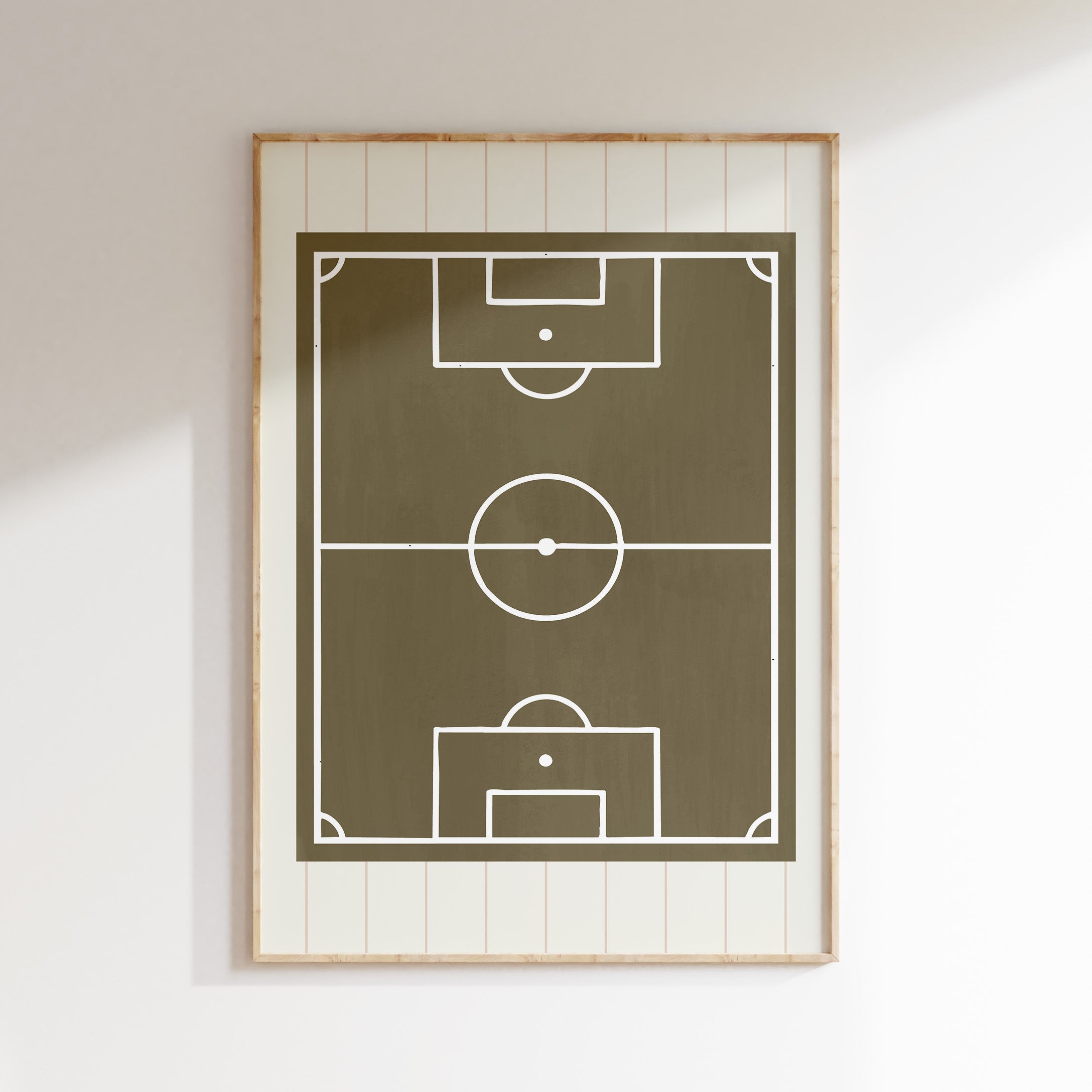 Kinderkamer poster - Voetbalveld | Sport