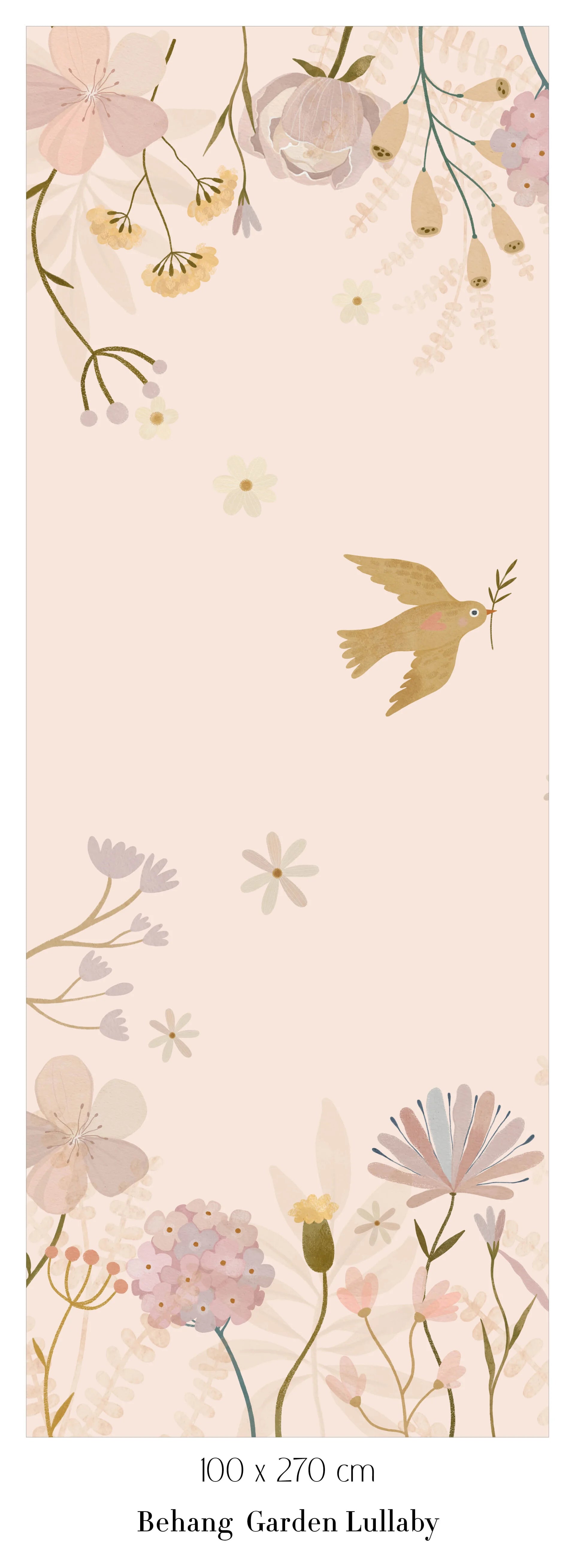 Collage wallpaper Garden Lullaby