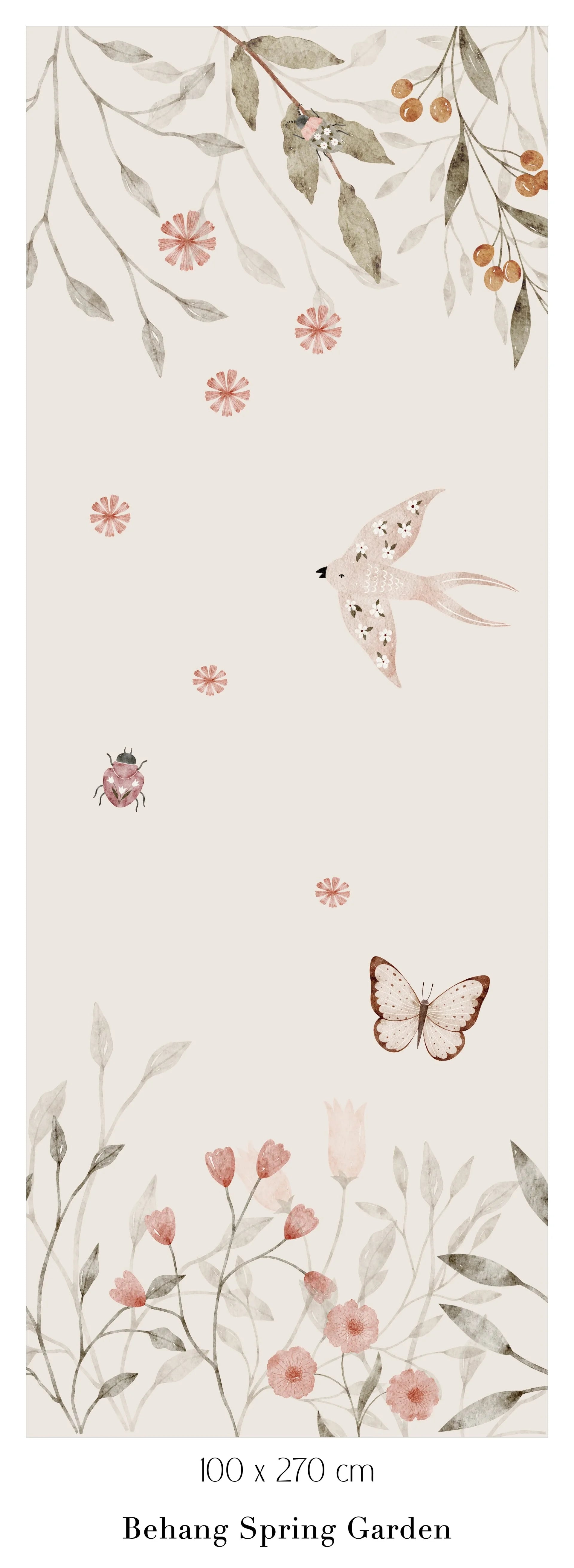 Collage behang Spring Garden