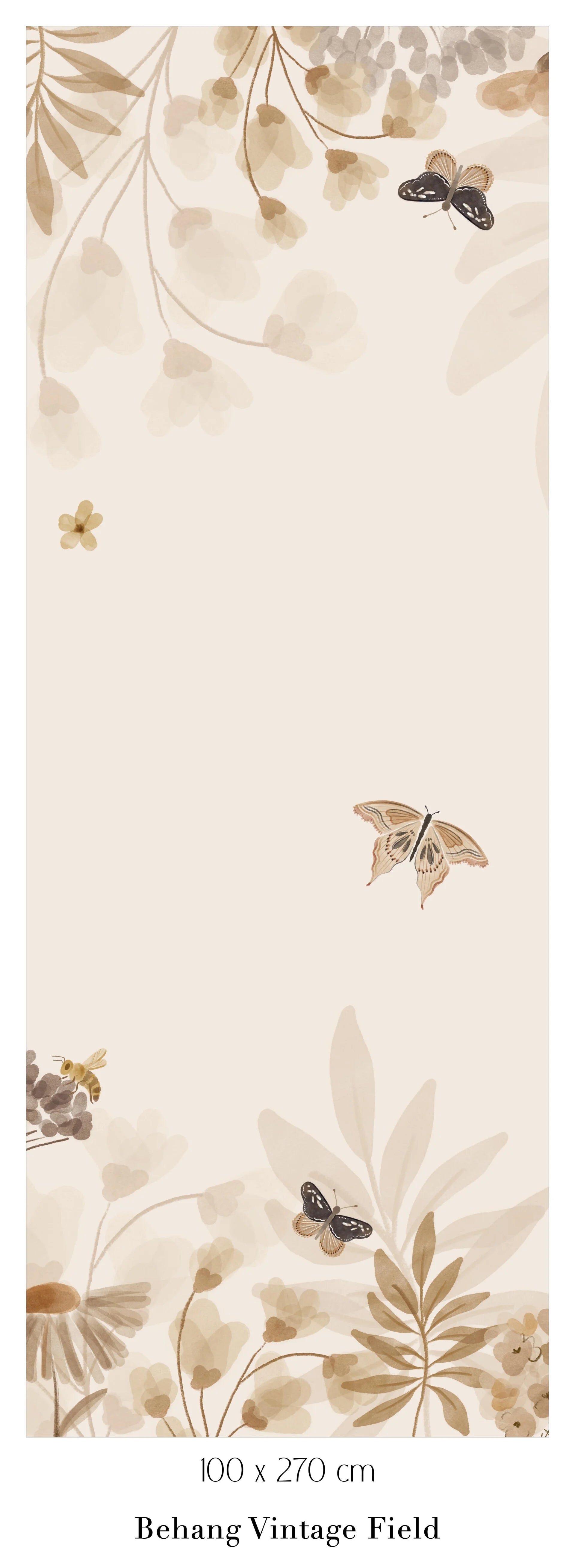 Collage behang Vintage Field